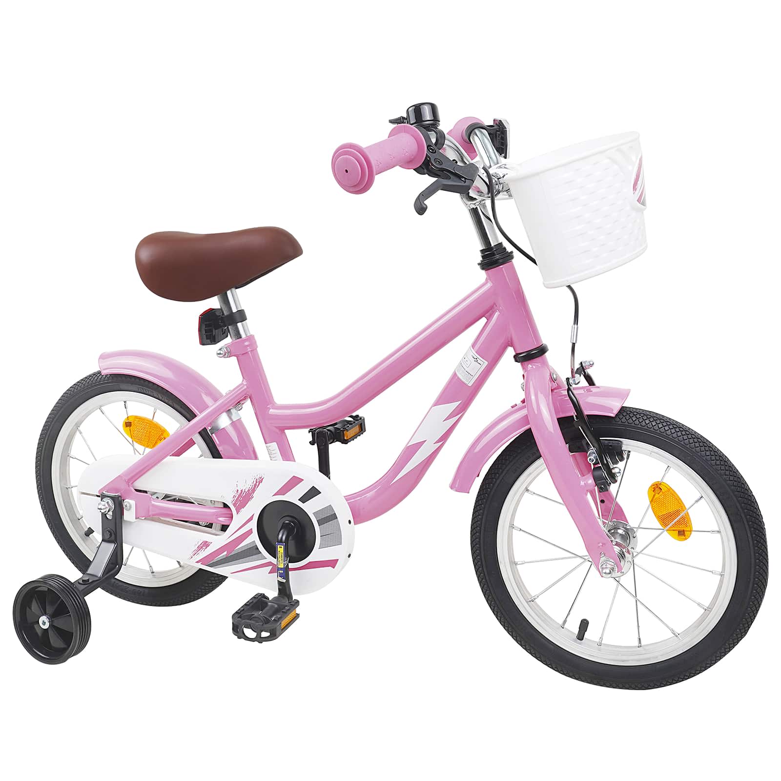 Kinderfiets 14 Inch voor 3-5 jaar oud Lichtroze is nu te koop bij PeponiXL, paradijselijk wonen!