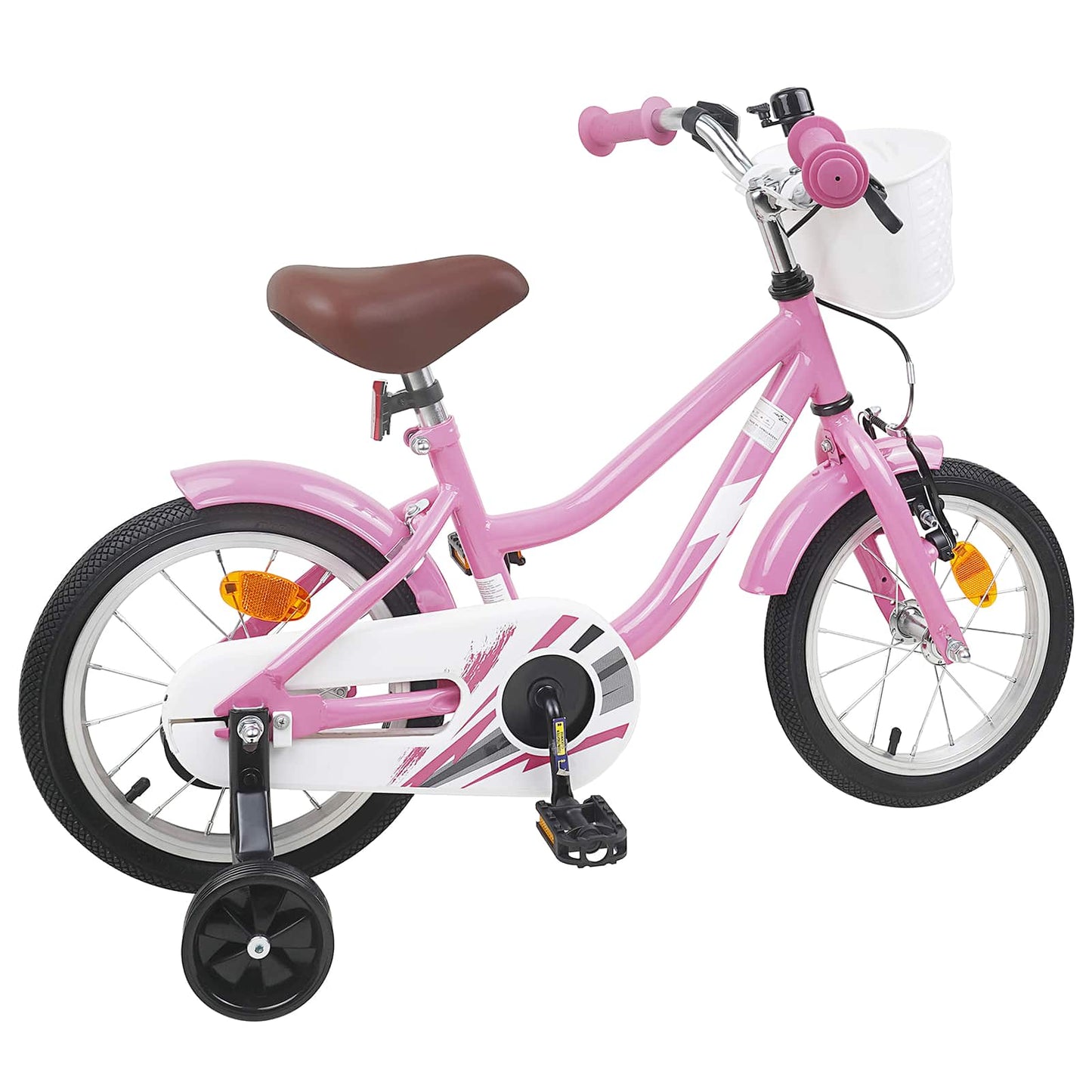 Kinderfiets 16 Inch voor 4-6 jaar oud Lichtroze is nu te koop bij PeponiXL, paradijselijk wonen!