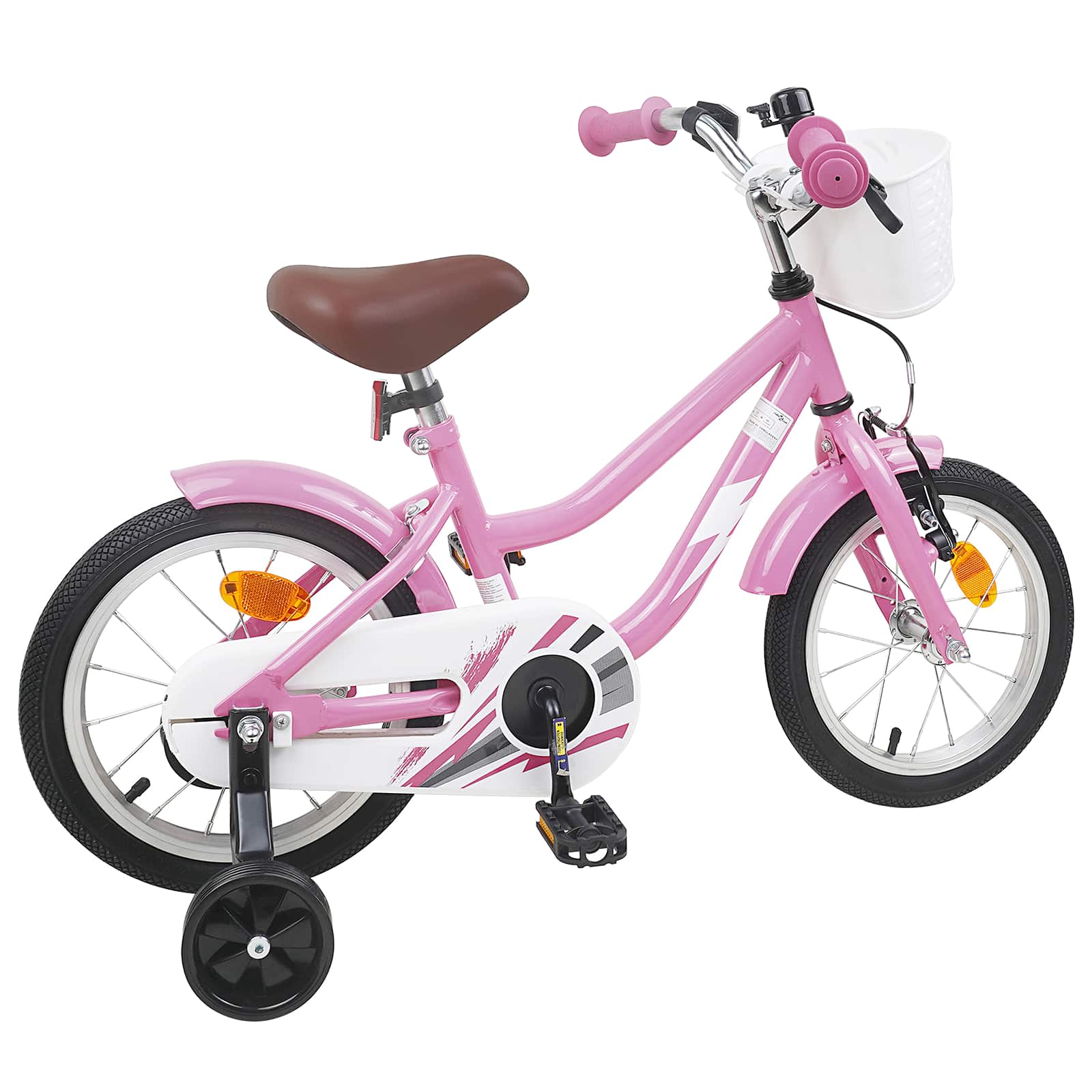 Kinderfiets 16 Inch voor 4-6 jaar oud Lichtroze is nu te koop bij PeponiXL, paradijselijk wonen!