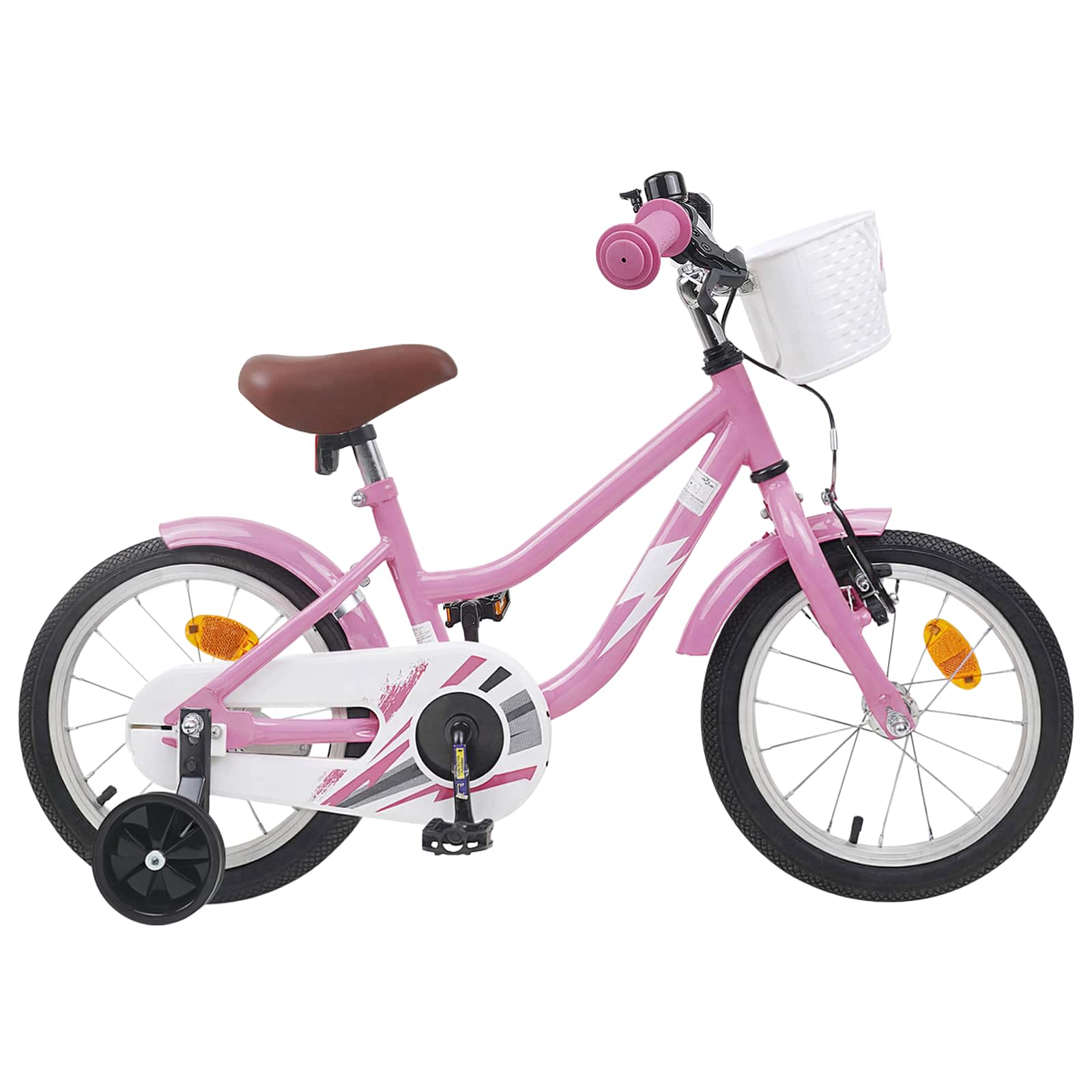 Kinderfiets 16 Inch voor 4-6 jaar oud Lichtroze is nu te koop bij PeponiXL, paradijselijk wonen!