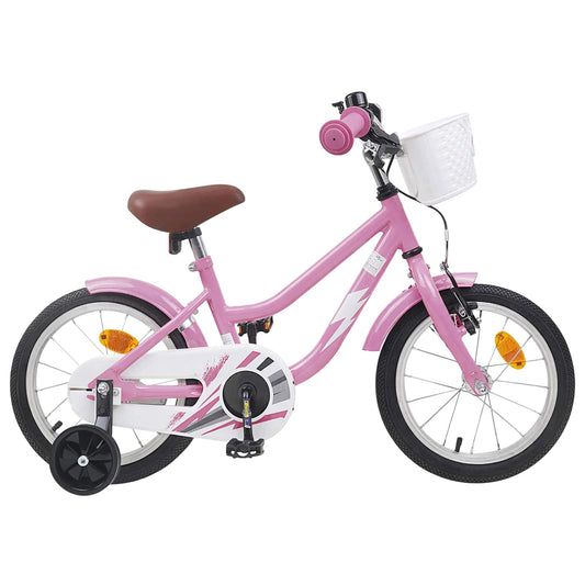 Kinderfiets 16 Inch voor 4-6 jaar oud Lichtroze is nu te koop bij PeponiXL, paradijselijk wonen!