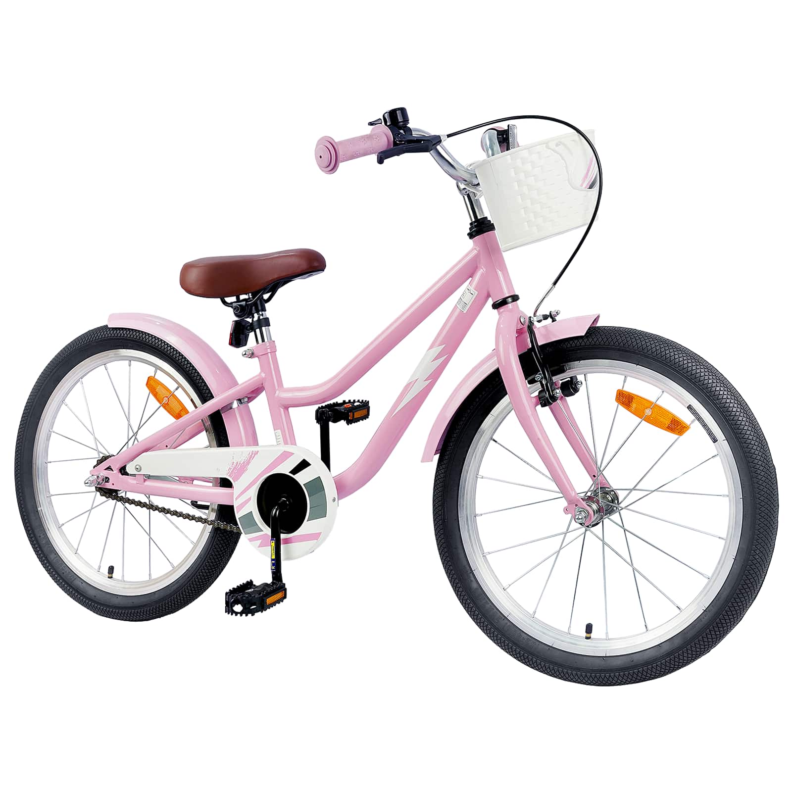 Kinderfiets 18 Inch voor 5-7 jaar oud Lichtroze is nu te koop bij PeponiXL, paradijselijk wonen!