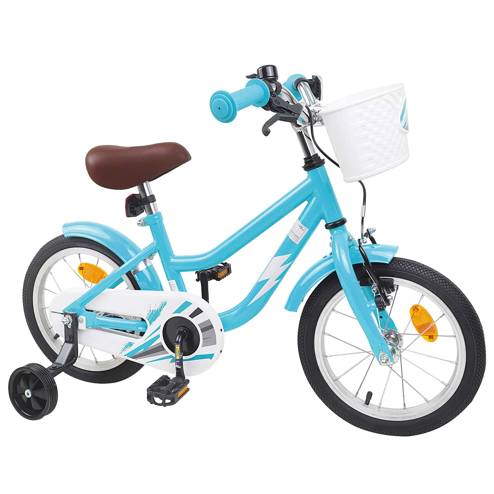 Kinderfiets 16 Inch voor 4-6 jaar oud Lichtblauw is nu te koop bij PeponiXL, paradijselijk wonen!