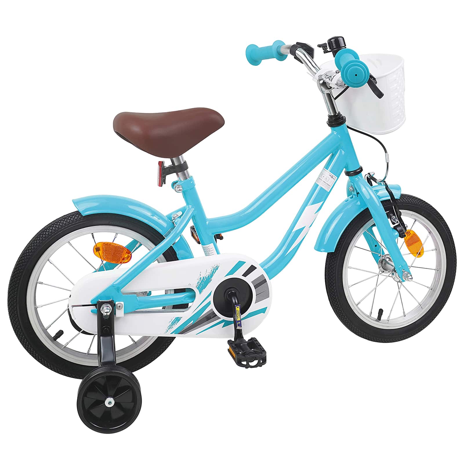 Kinderfiets 16 Inch voor 4-6 jaar oud Lichtblauw is nu te koop bij PeponiXL, paradijselijk wonen!