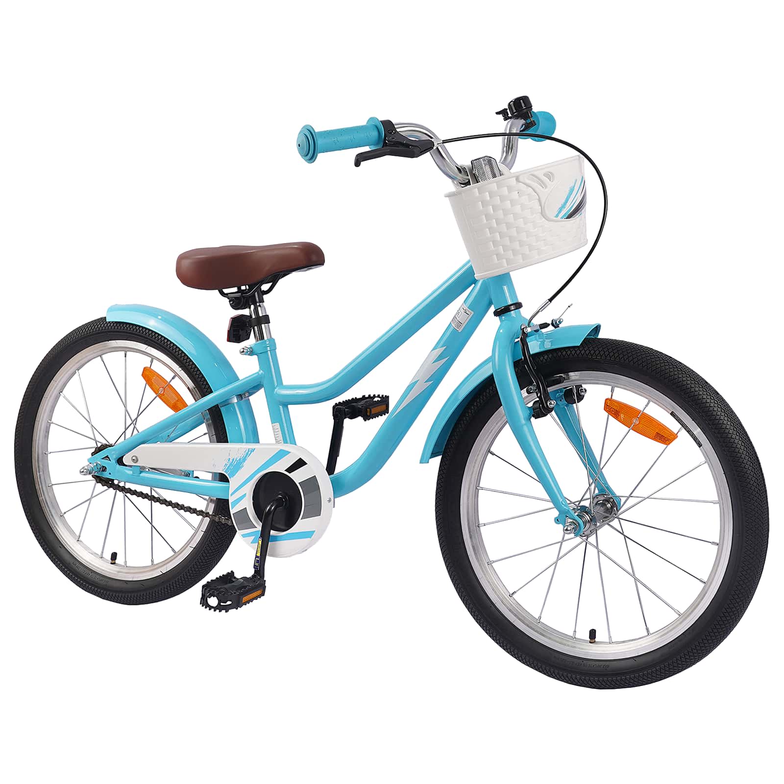 Kinderfiets 18 Inch voor 5-7 jaar Lichtblauw is nu te koop bij PeponiXL, paradijselijk wonen!