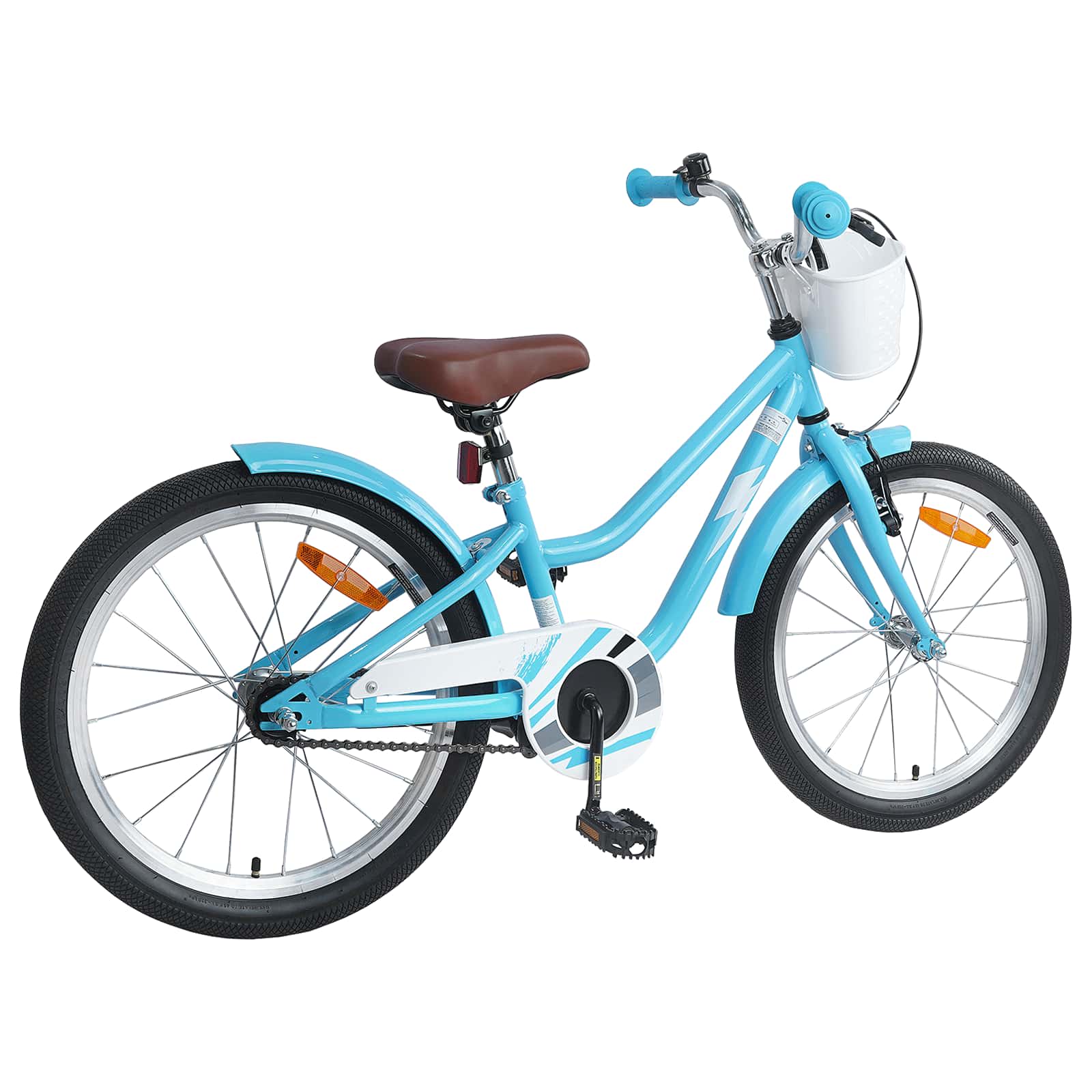 Kinderfiets 18 Inch voor 5-7 jaar Lichtblauw is nu te koop bij PeponiXL, paradijselijk wonen!
