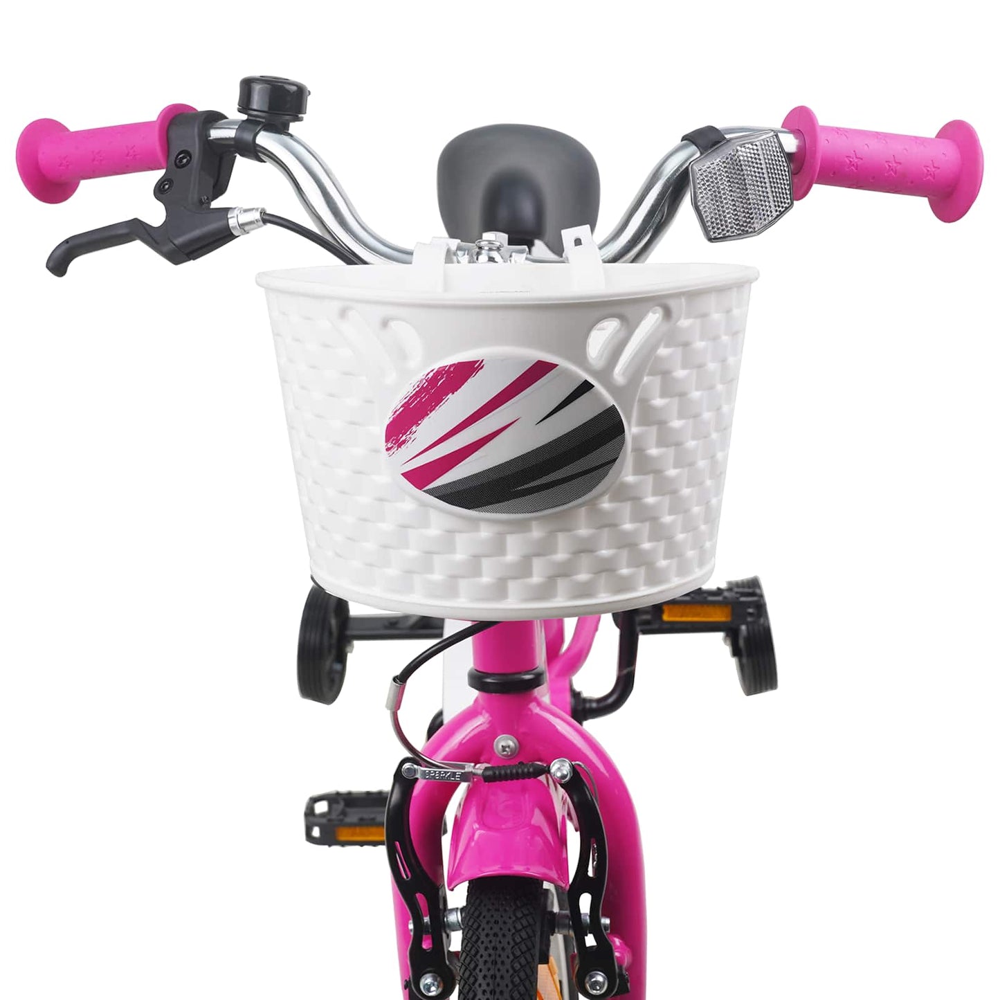 Kinderfiets 16 Inch voor 4-6 jaar oud Donkerroze is nu te koop bij PeponiXL, paradijselijk wonen!