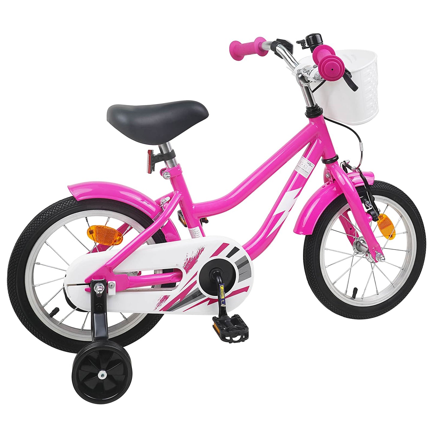 Kinderfiets 16 Inch voor 4-6 jaar oud Donkerroze is nu te koop bij PeponiXL, paradijselijk wonen!