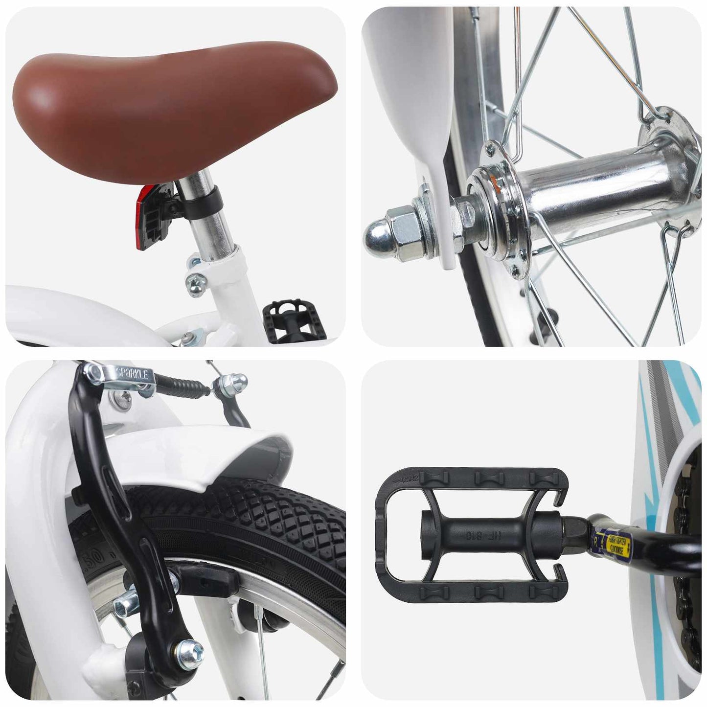 Kinderfiets 16 Inch voor 4-6 jaar oud Wit is nu te koop bij PeponiXL, paradijselijk wonen!