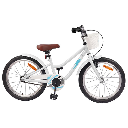 Kinderfiets 18 Inch voor 5-7 jaar Wit is nu te koop bij PeponiXL, paradijselijk wonen!