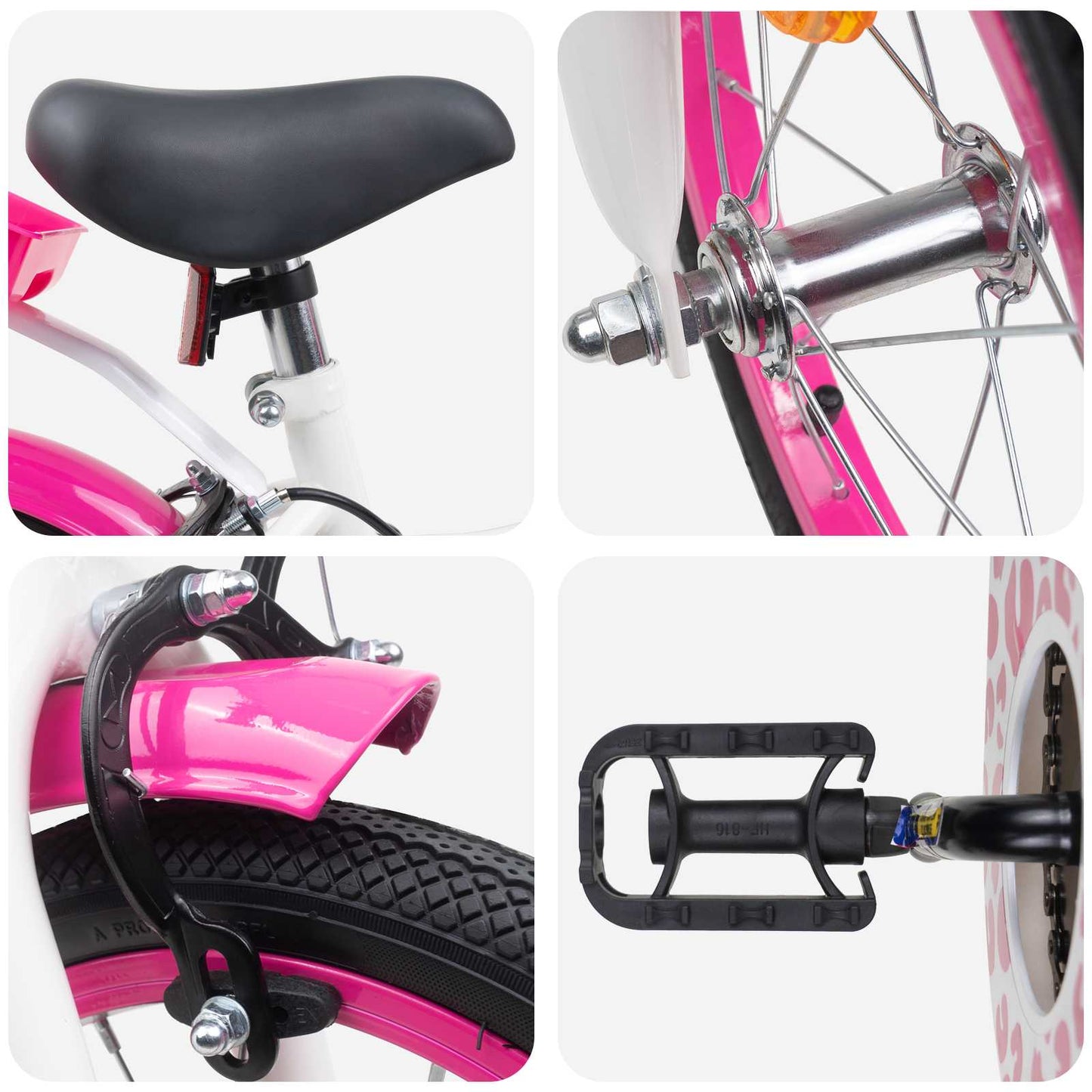 Kinderfiets Met Zijwieltjes 16 Inch voor 4-6 jaar oud Roze is nu te koop bij PeponiXL, paradijselijk wonen!