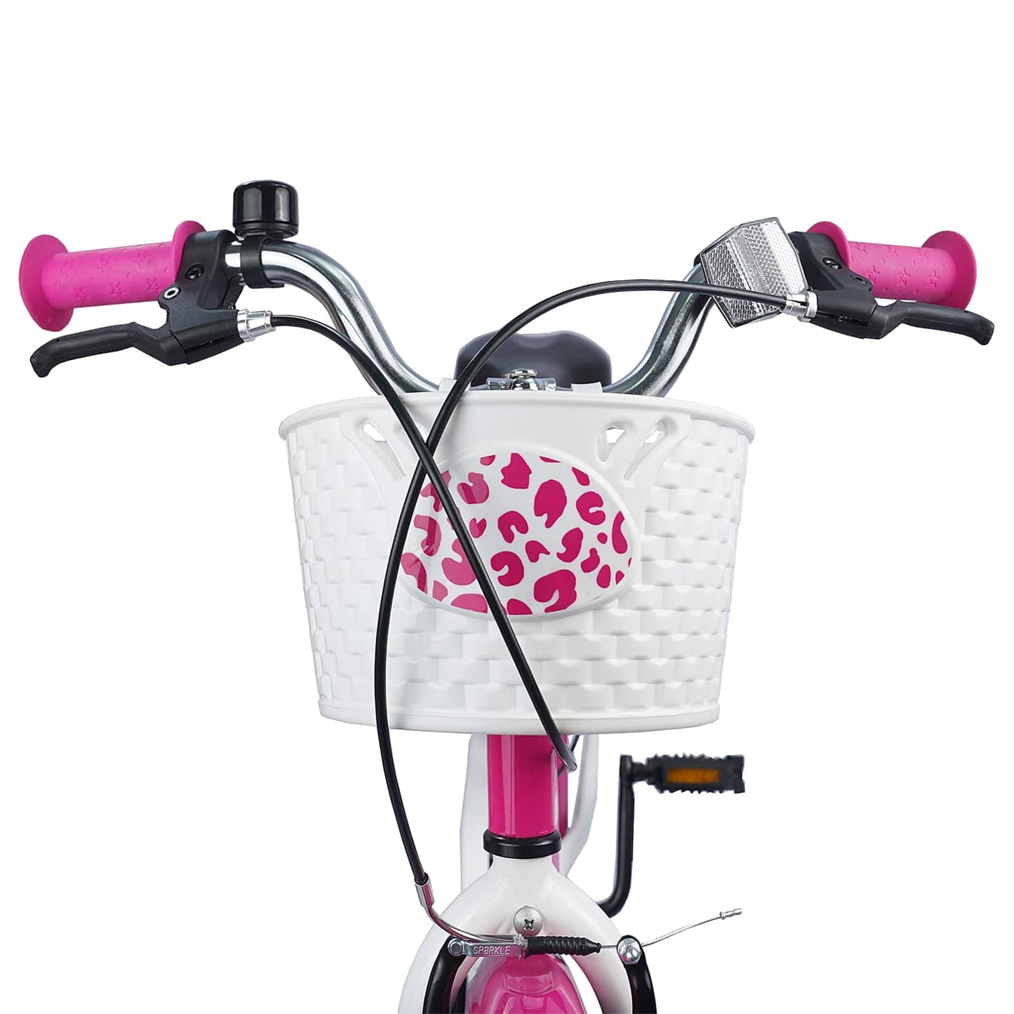 Kinderfiets Met Zijwieltjes 18 Inch voor 5-7 jaar Roze is nu te koop bij PeponiXL, paradijselijk wonen!