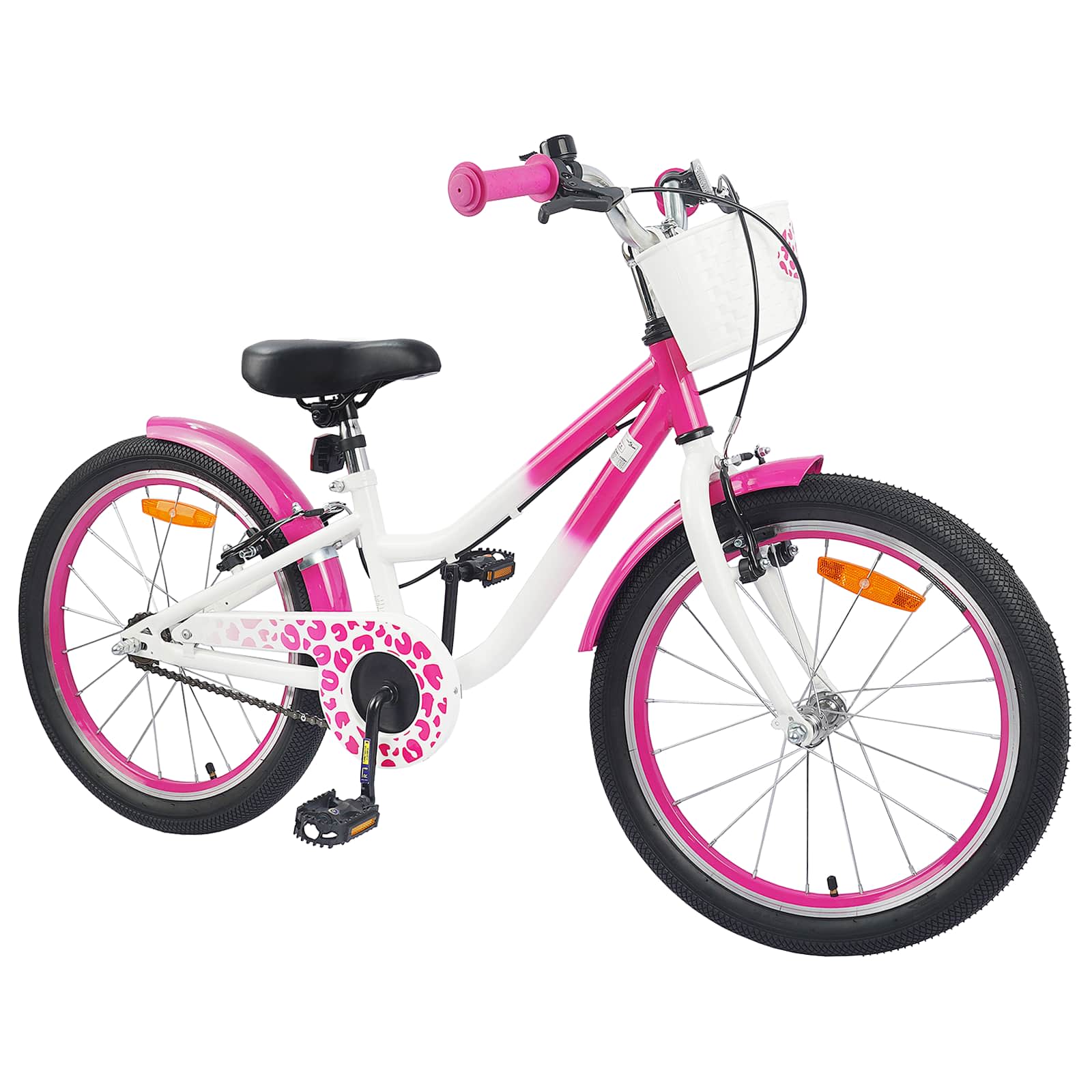 Kinderfiets Met Zijwieltjes 18 Inch voor 5-7 jaar Roze is nu te koop bij PeponiXL, paradijselijk wonen!