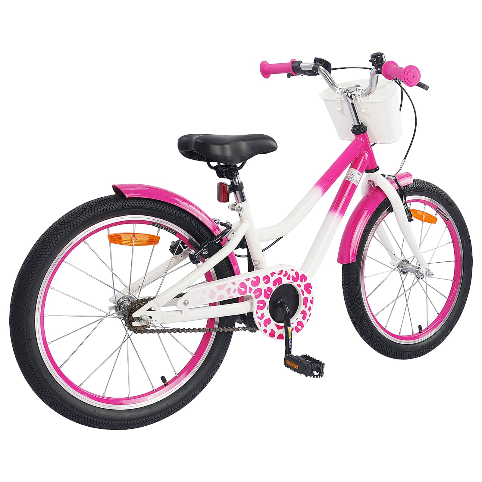 Kinderfiets Met Zijwieltjes 18 Inch voor 5-7 jaar Roze is nu te koop bij PeponiXL, paradijselijk wonen!