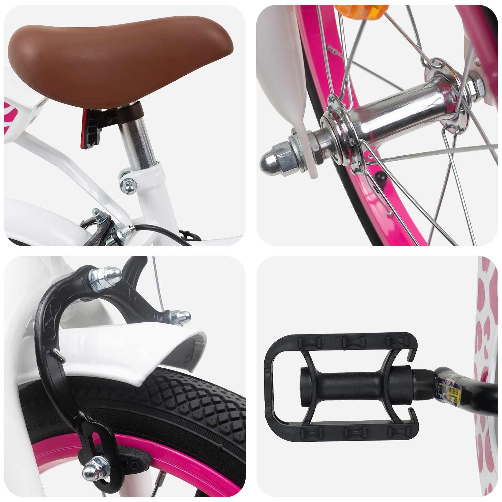 Kinderfiets Met Zijwieltjes 16 Inch voor 4-6 jaar oud Wit is nu te koop bij PeponiXL, paradijselijk wonen!