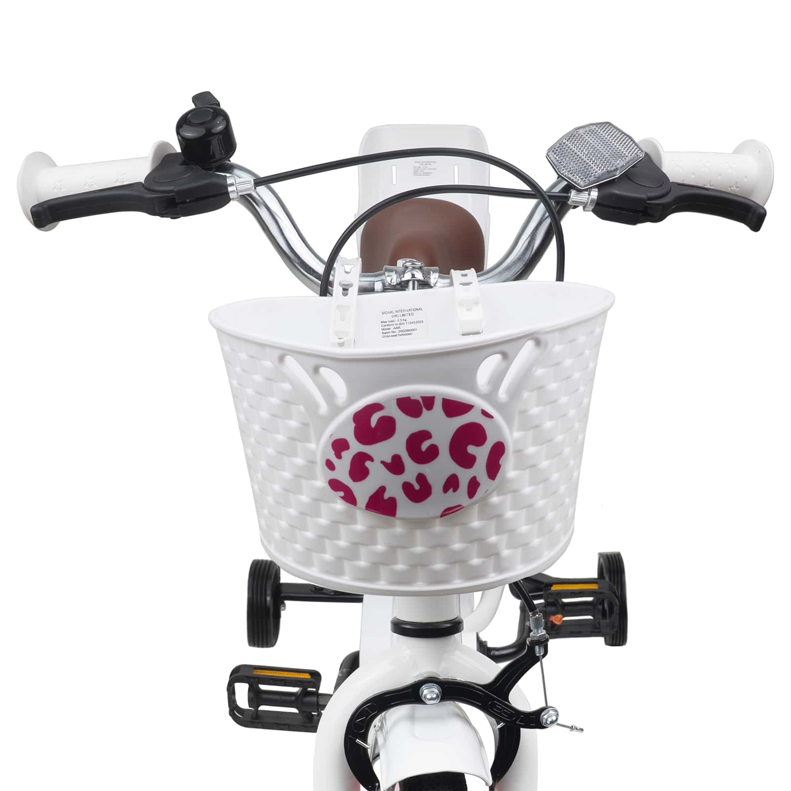 Kinderfiets Met Zijwieltjes 16 Inch voor 4-6 jaar oud Wit is nu te koop bij PeponiXL, paradijselijk wonen!