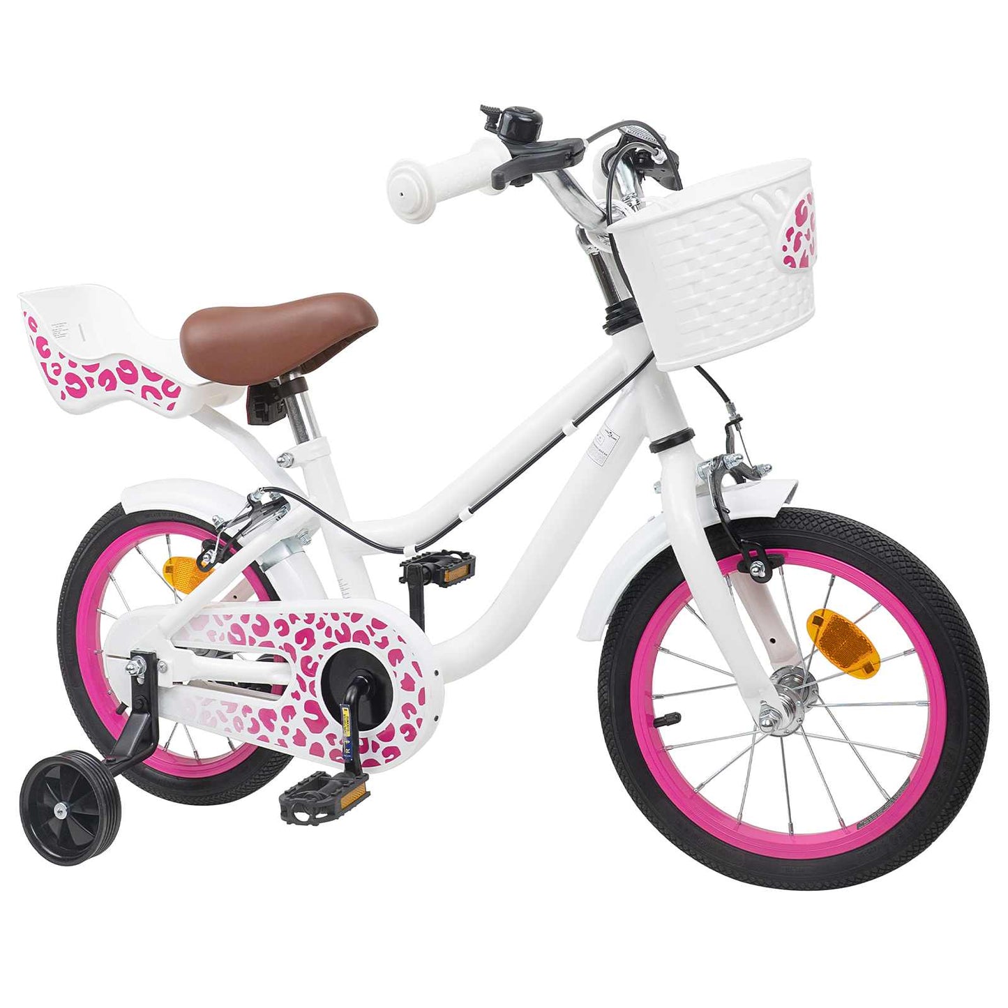 Kinderfiets Met Zijwieltjes 16 Inch voor 4-6 jaar oud Wit is nu te koop bij PeponiXL, paradijselijk wonen!
