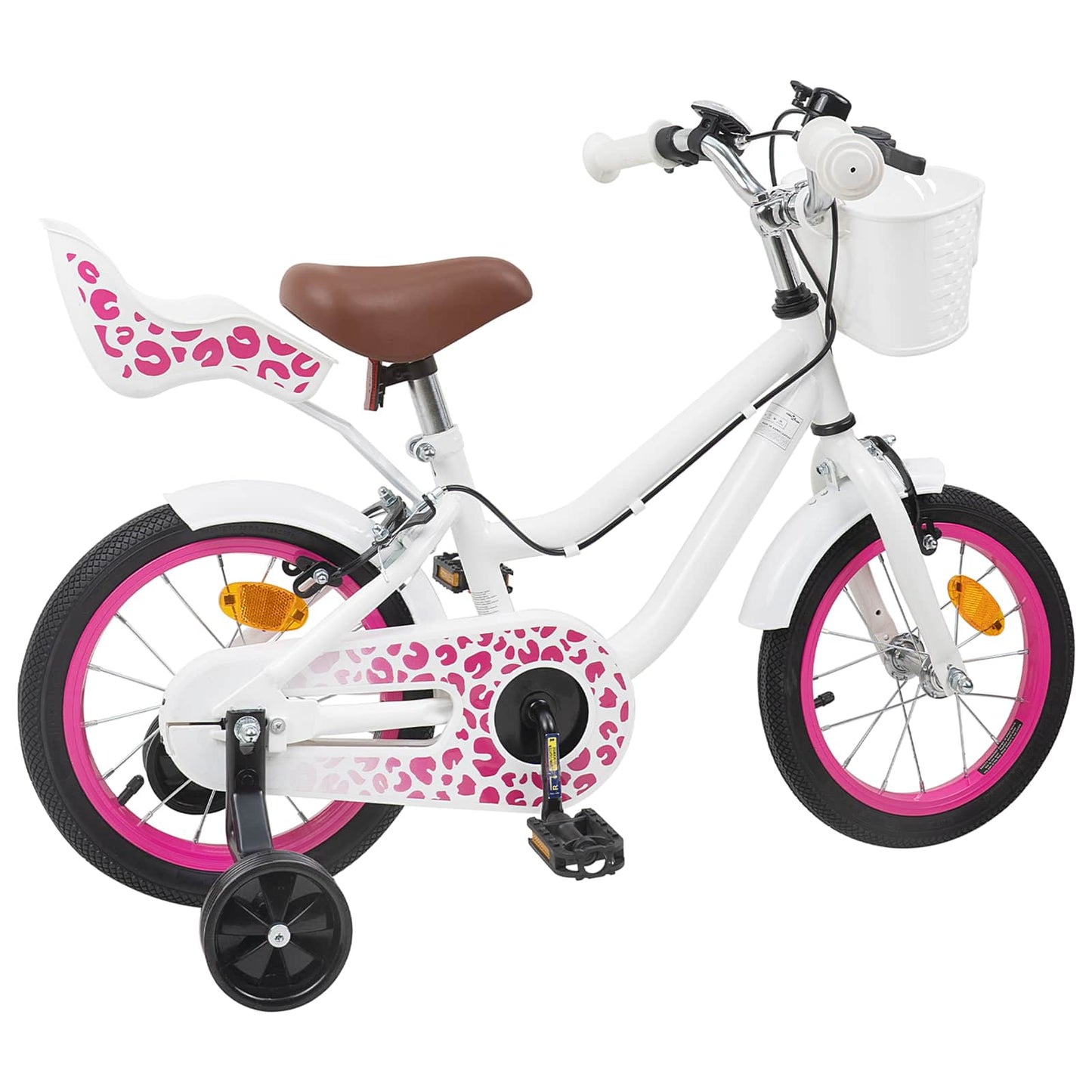 Kinderfiets Met Zijwieltjes 16 Inch voor 4-6 jaar oud Wit is nu te koop bij PeponiXL, paradijselijk wonen!