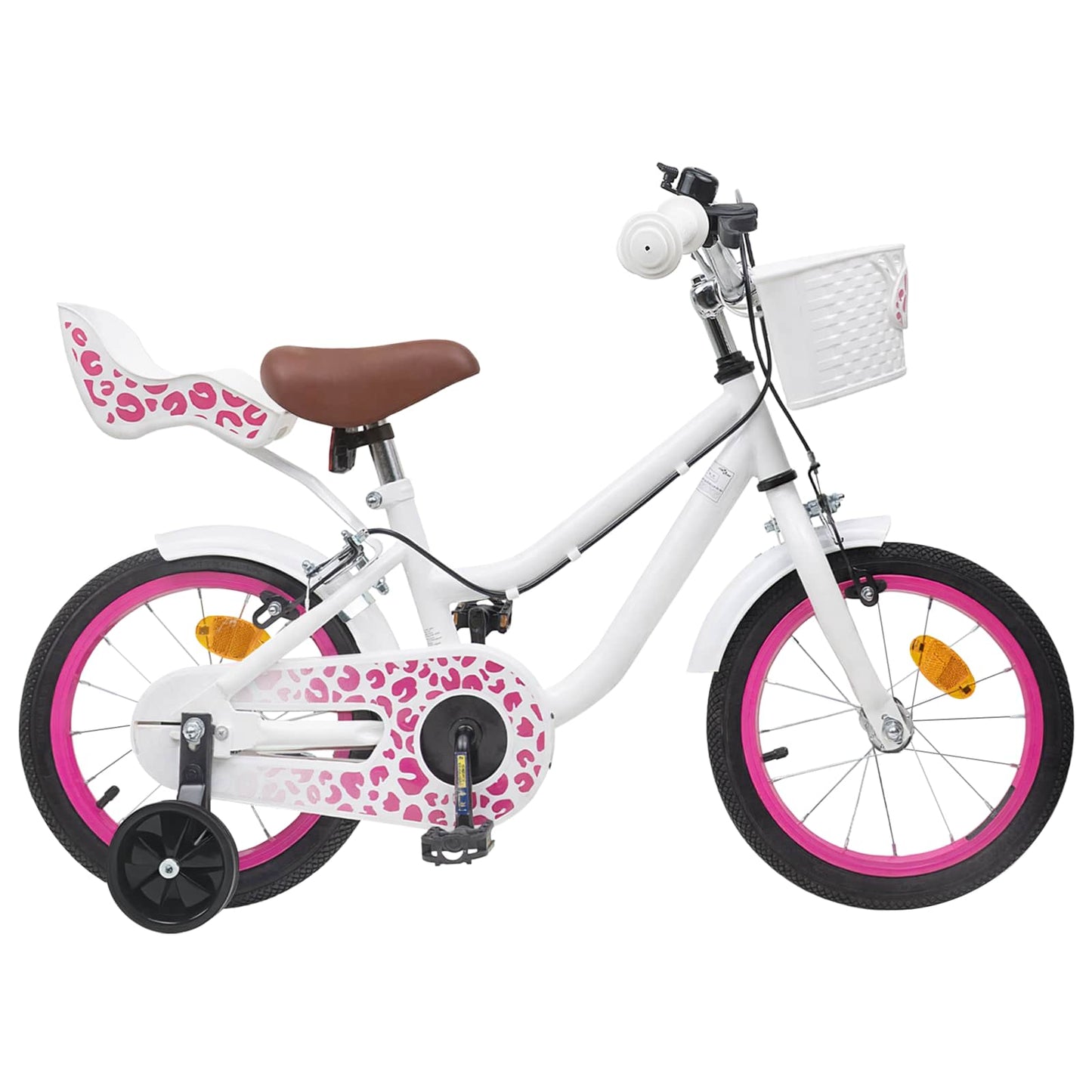 Kinderfiets Met Zijwieltjes 16 Inch voor 4-6 jaar oud Wit is nu te koop bij PeponiXL, paradijselijk wonen!