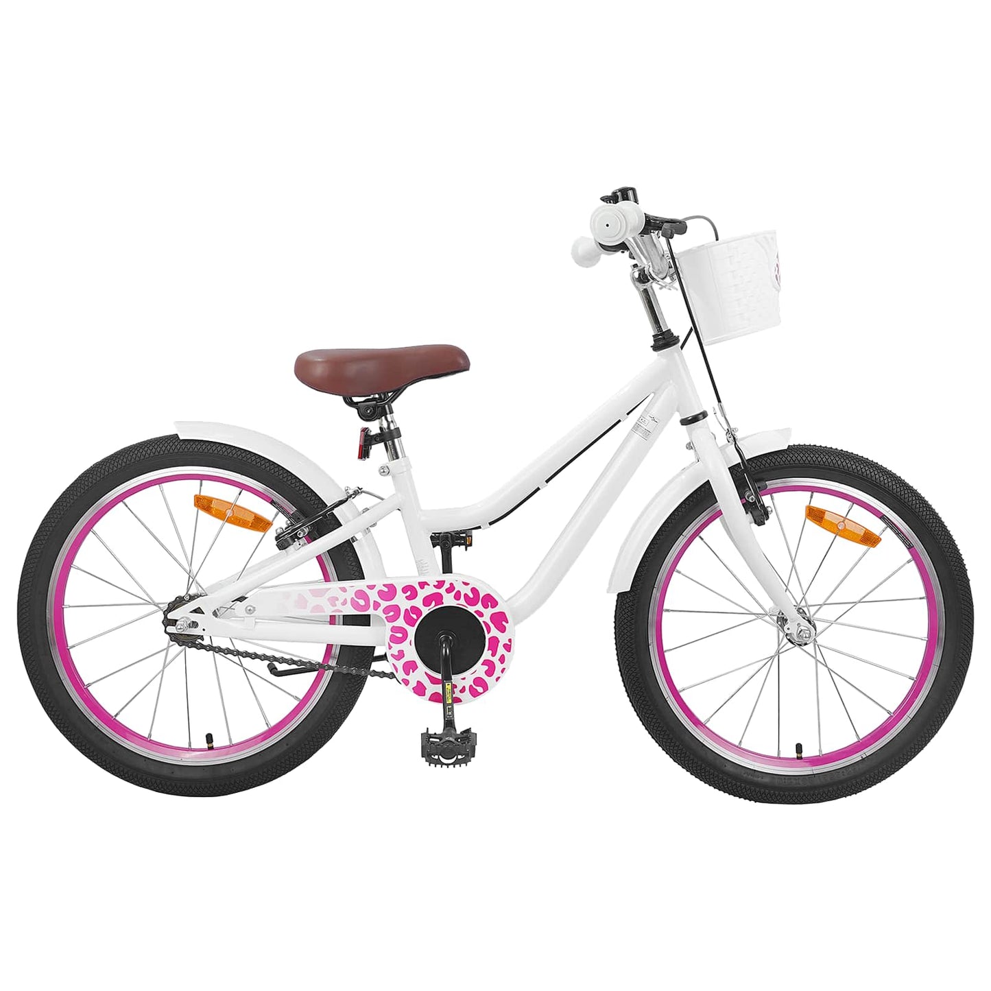 Kinderfiets 18 Inch voor 5-7 jaar Wit is nu te koop bij PeponiXL, paradijselijk wonen!