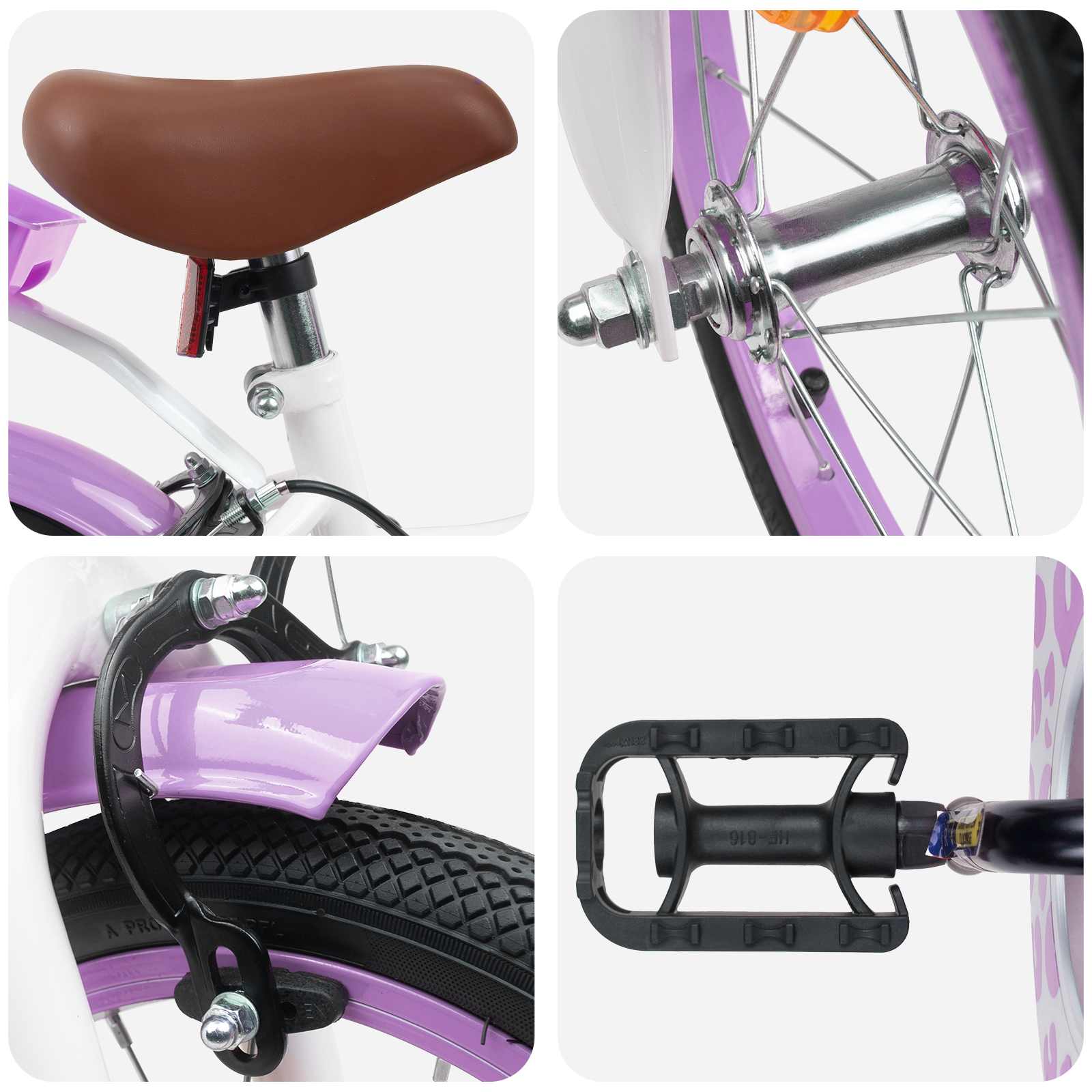 Kinderfiets Met Zijwieltjes 14 Inch voor 3-5 jaar oud Paars is nu te koop bij PeponiXL, paradijselijk wonen!