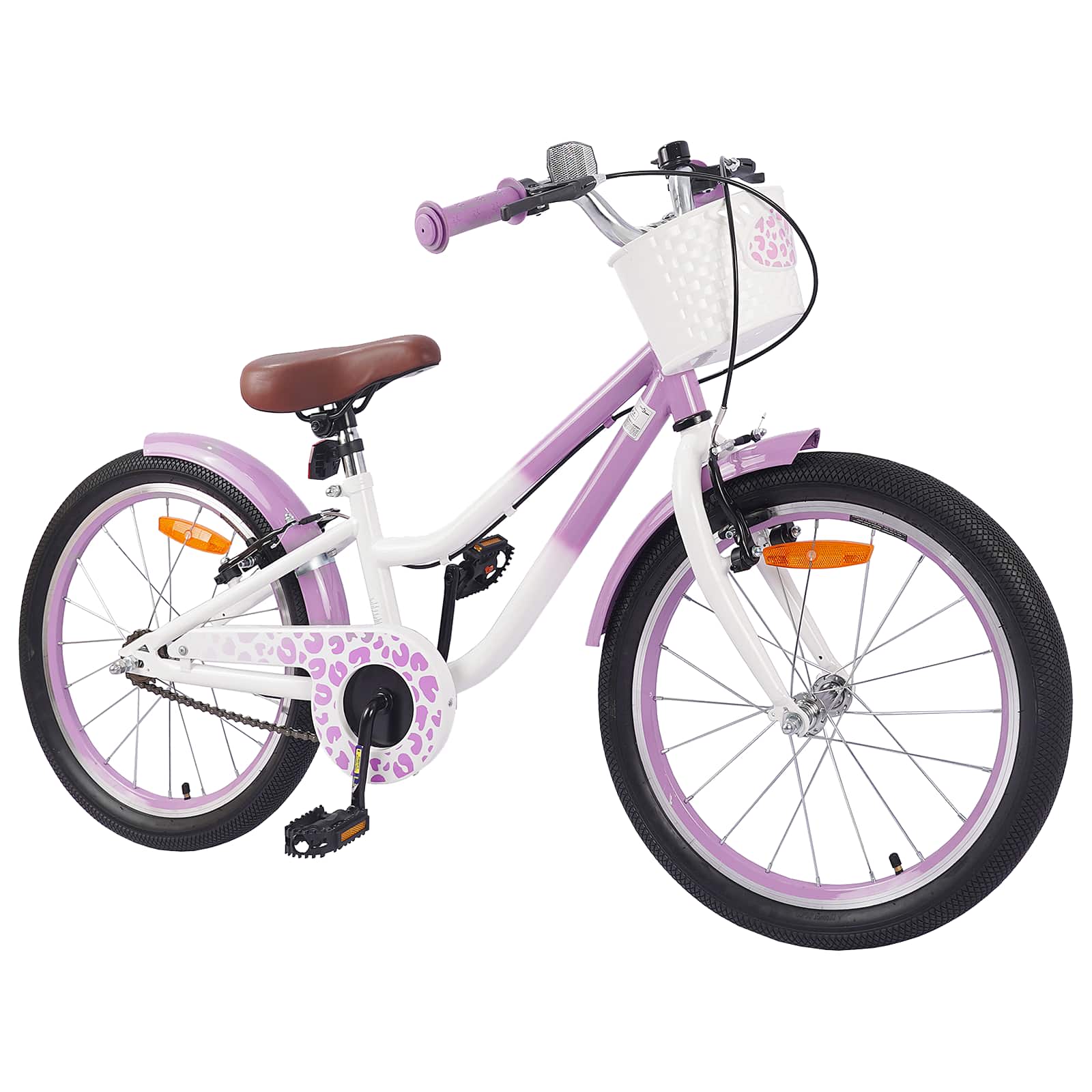 Kinderfiets 18 Inch voor 5-7 jaar Paars is nu te koop bij PeponiXL, paradijselijk wonen!