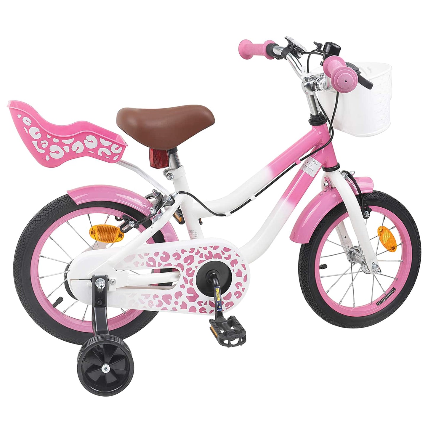 Kinderfiets Met Zijwieltjes 14 Inch voor 3-5 jaar oud Lichtroze is nu te koop bij PeponiXL, paradijselijk wonen!