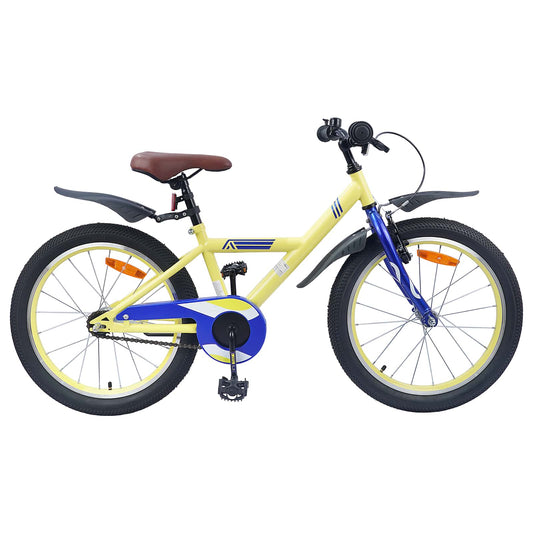 Kinderfiets 20 Inch voor 6-11 jaar oud Geel is nu te koop bij PeponiXL, paradijselijk wonen!