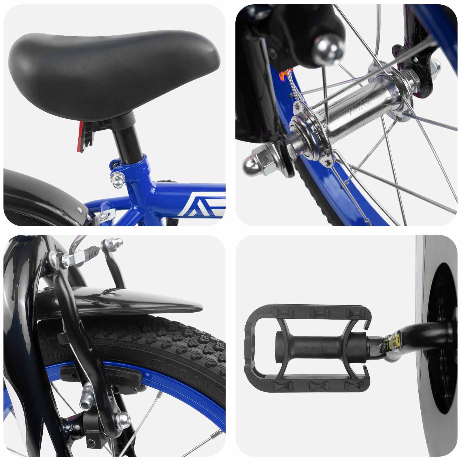 Kinderfiets 14 Inch voor 3-5 jaar oud Donkerblauw is nu te koop bij PeponiXL, paradijselijk wonen!