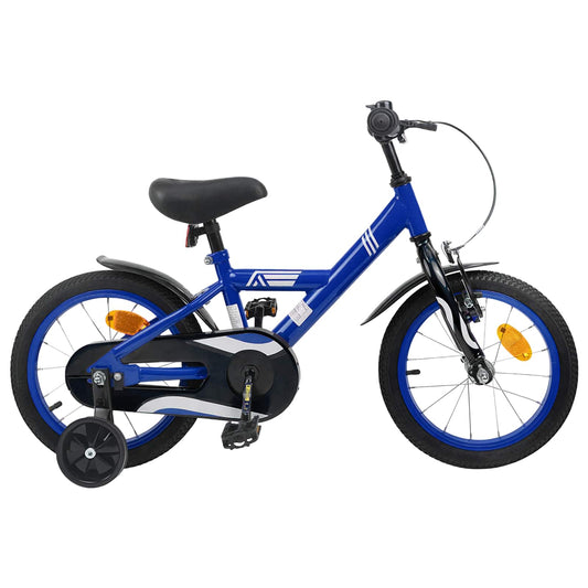 Kinderfiets 14 Inch voor 3-5 jaar oud Donkerblauw is nu te koop bij PeponiXL, paradijselijk wonen!