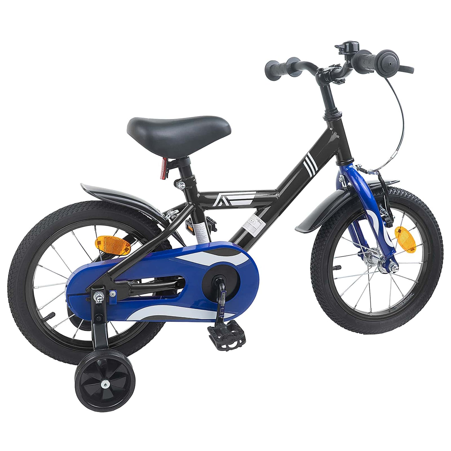Kinderfiets 14 Inch voor 3-5 jaar oud Zwart is nu te koop bij PeponiXL, paradijselijk wonen!