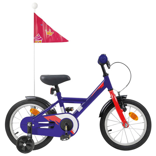 Kinderfiets 14 Inch voor 3-5 jaar oud Donkerblauw is nu te koop bij PeponiXL, paradijselijk wonen!