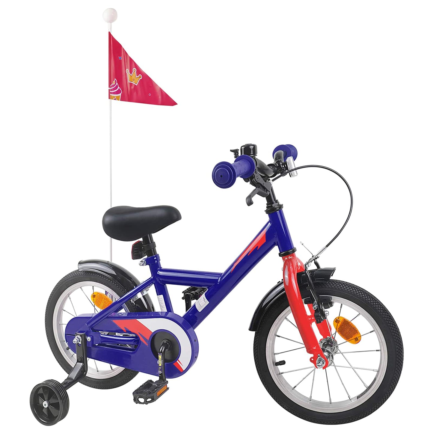 Kinderfiets 16 Inch voor 4-6 jaar oud Donkerblauw is nu te koop bij PeponiXL, paradijselijk wonen!