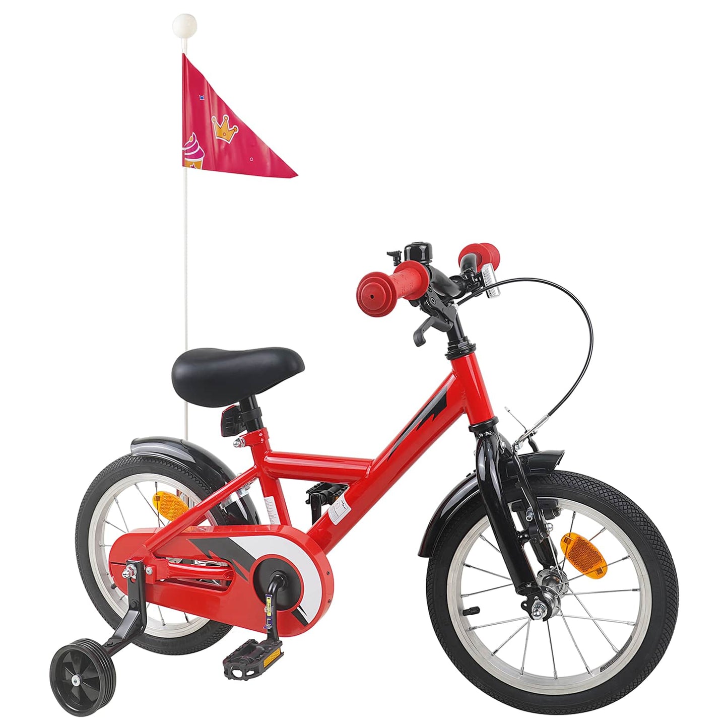 Kinderfiets 16 Inch voor 4-6 jaar oud Rood is nu te koop bij PeponiXL, paradijselijk wonen!