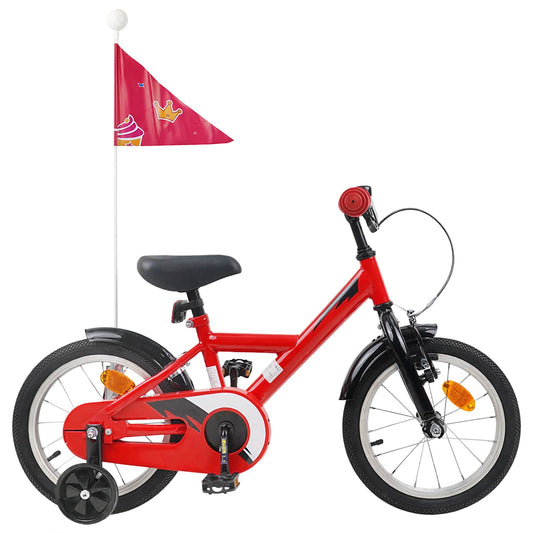 Kinderfiets 16 Inch voor 4-6 jaar oud Rood is nu te koop bij PeponiXL, paradijselijk wonen!