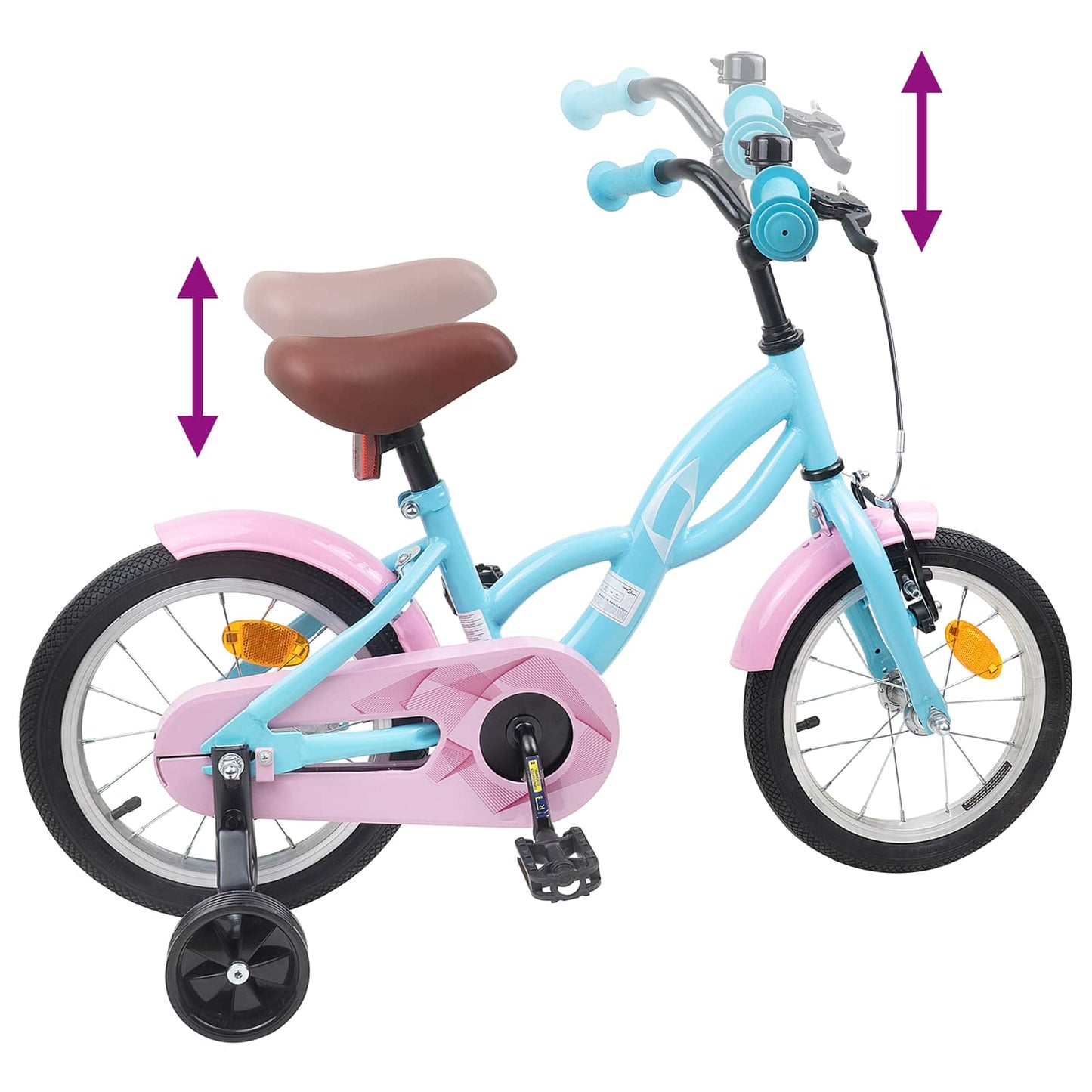 Kinderfiets 16 Inch voor 4-6 jaar oud Lichtblauw is nu te koop bij PeponiXL, paradijselijk wonen!