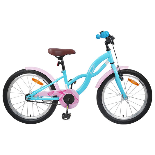 Kinderfiets 18 Inch voor 5-7 jaar Lichtblauw is nu te koop bij PeponiXL, paradijselijk wonen!