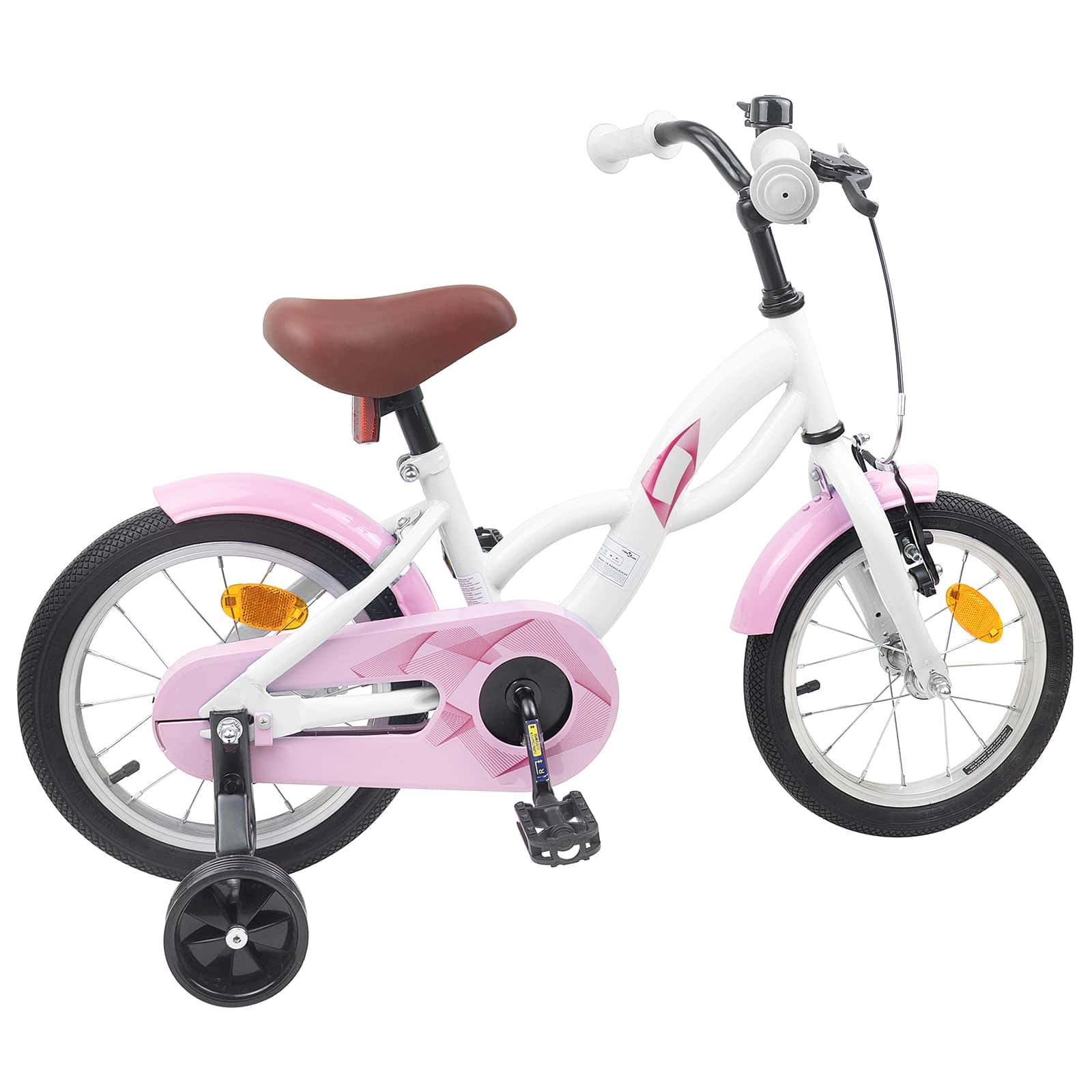 Kinderfiets 16 Inch voor 4-6 jaar oud Wit is nu te koop bij PeponiXL, paradijselijk wonen!