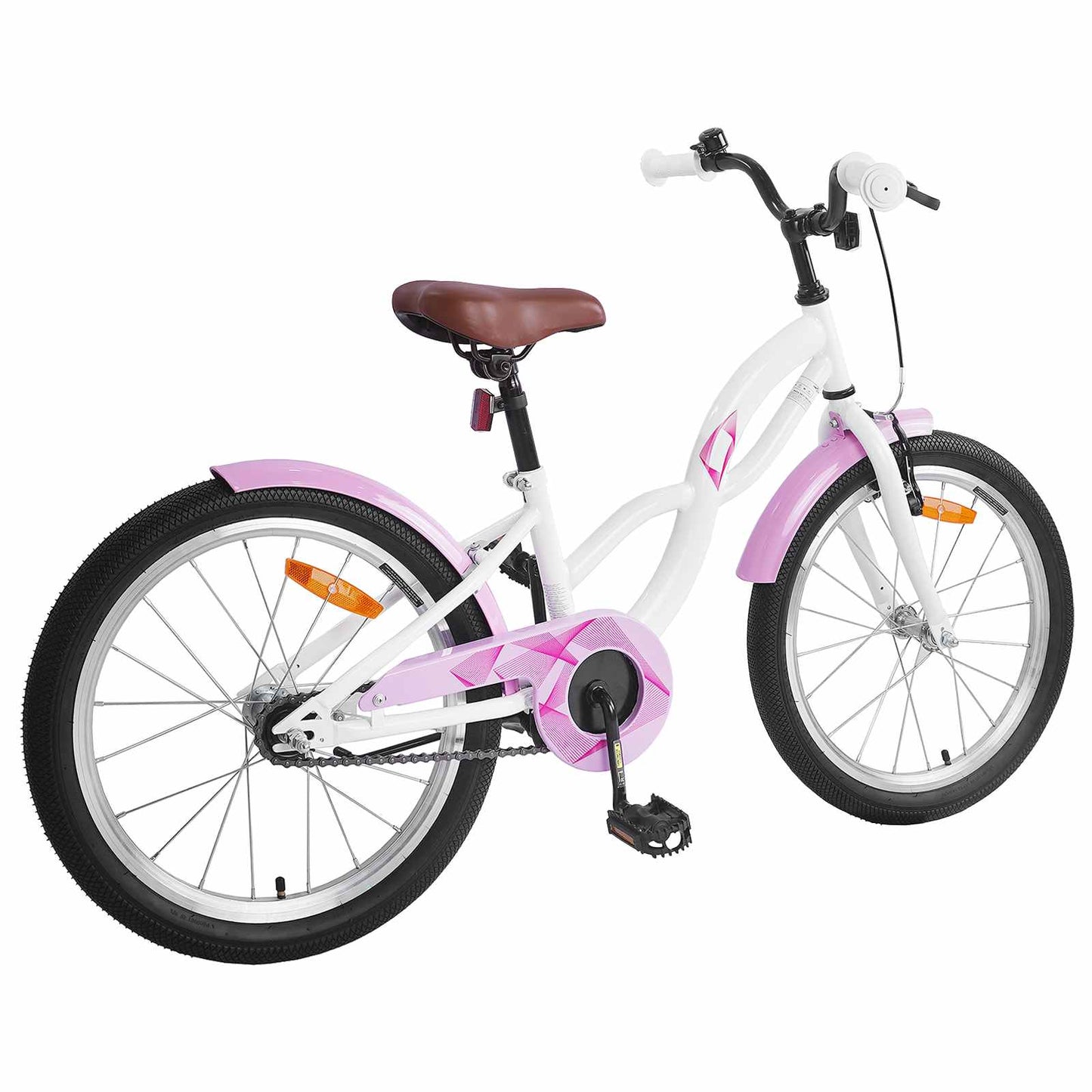 Kinderfiets 18 Inch voor 5-7 jaar Wit is nu te koop bij PeponiXL, paradijselijk wonen!