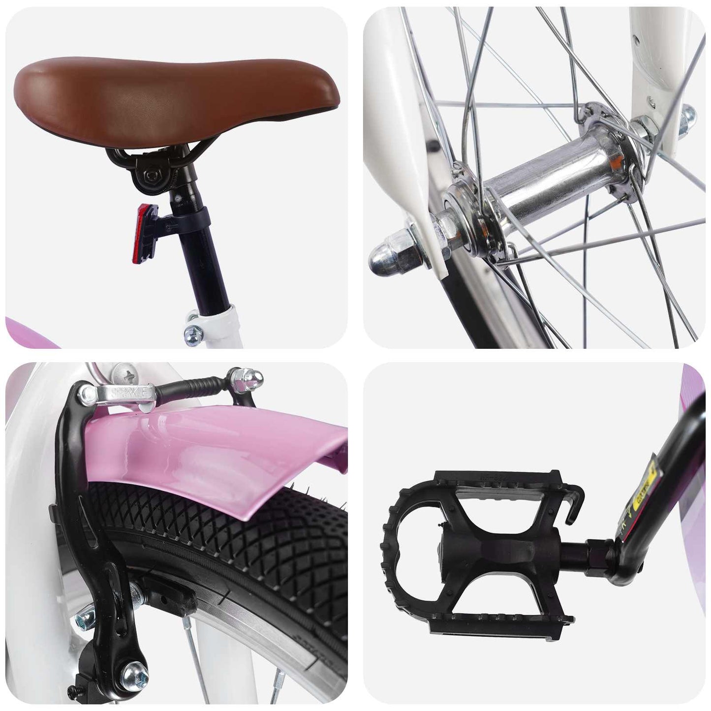 Kinderfiets 20 Inch voor 6-11 jaar oud Wit is nu te koop bij PeponiXL, paradijselijk wonen!