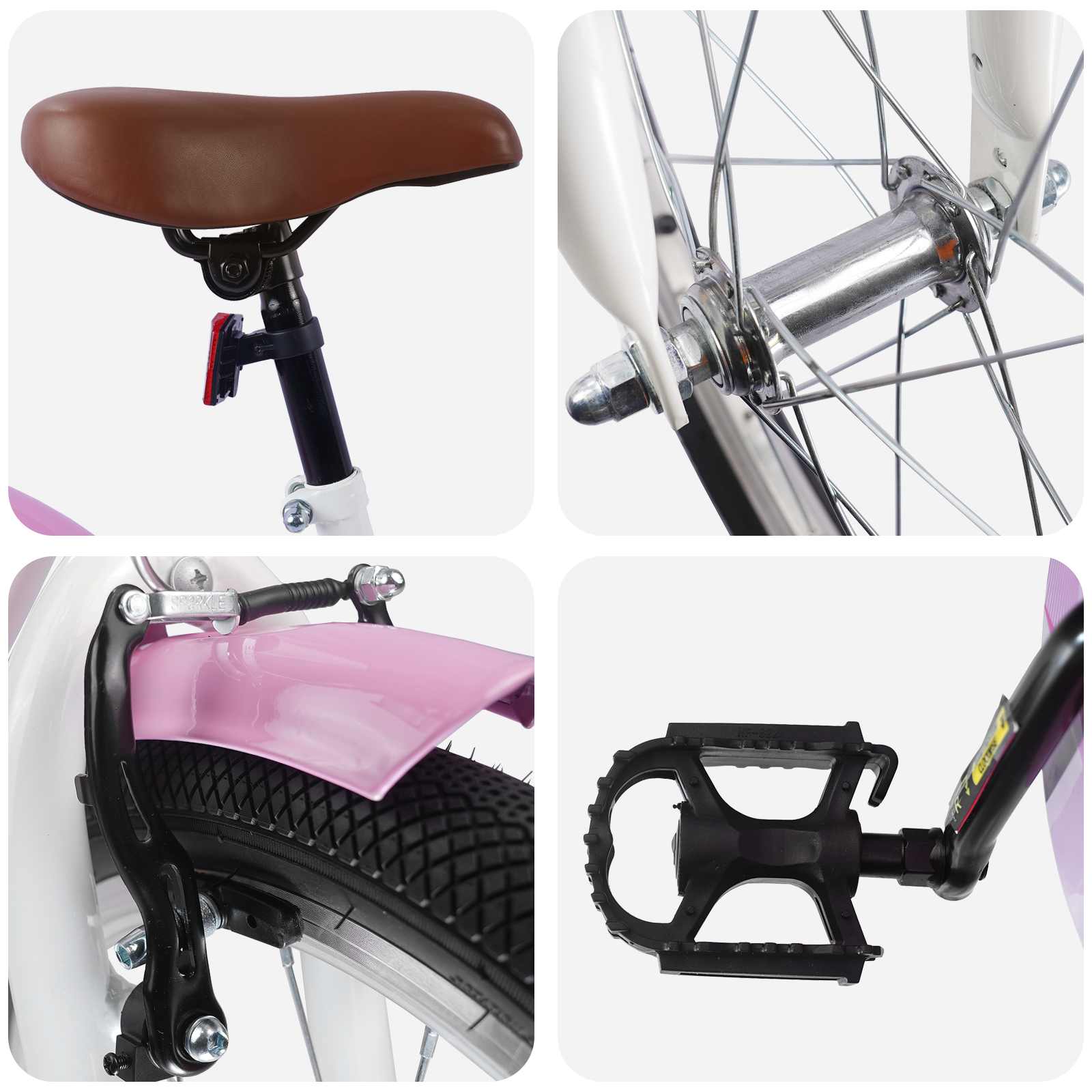 Kinderfiets 20 Inch voor 6-11 jaar oud Wit is nu te koop bij PeponiXL, paradijselijk wonen!