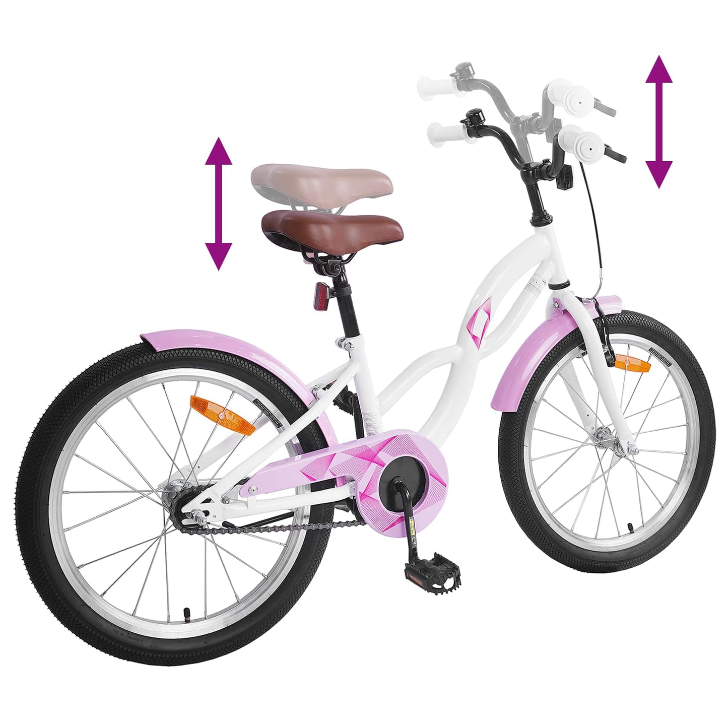 Kinderfiets 20 Inch voor 6-11 jaar oud Wit is nu te koop bij PeponiXL, paradijselijk wonen!