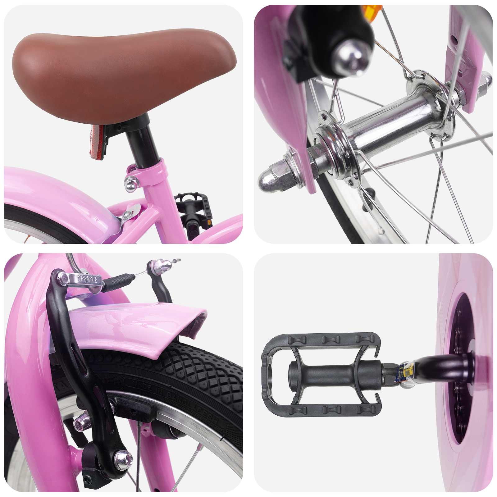 Kinderfiets 12 Inch voor 2-4 jaar oud Lichtroze is nu te koop bij PeponiXL, paradijselijk wonen!