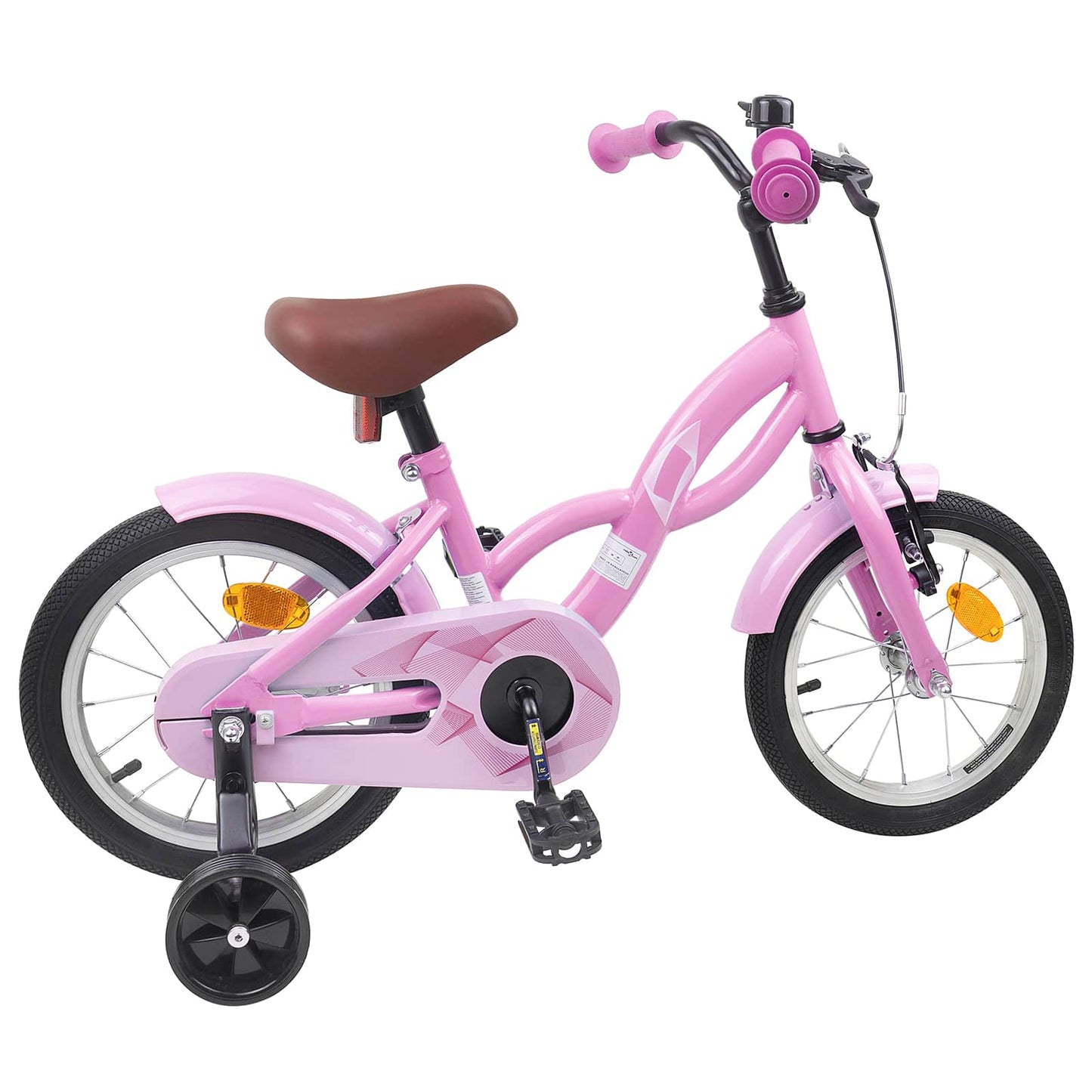 Kinderfiets 12 Inch voor 2-4 jaar oud Lichtroze is nu te koop bij PeponiXL, paradijselijk wonen!