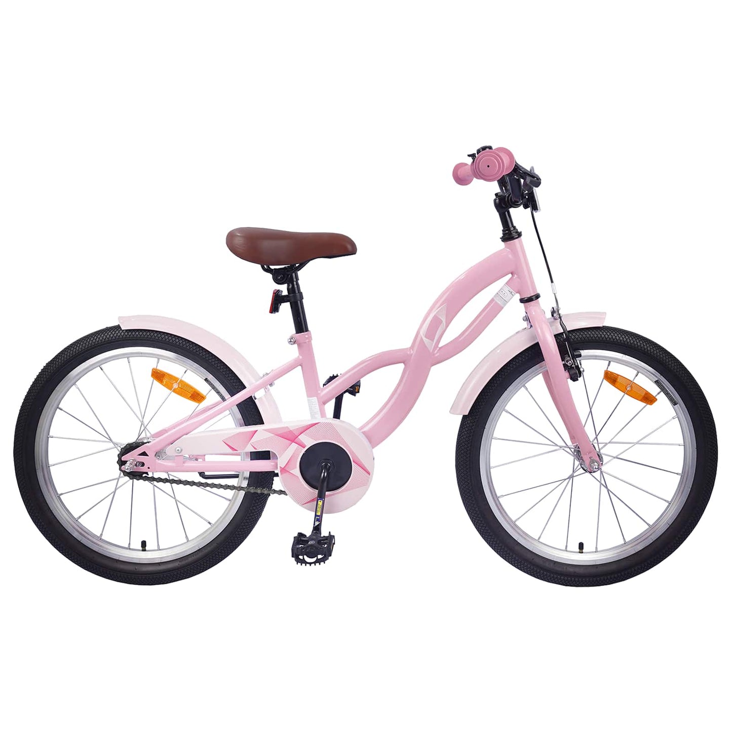 Kinderfiets 18 Inch voor 5-7 jaar Lichtroze is nu te koop bij PeponiXL, paradijselijk wonen!