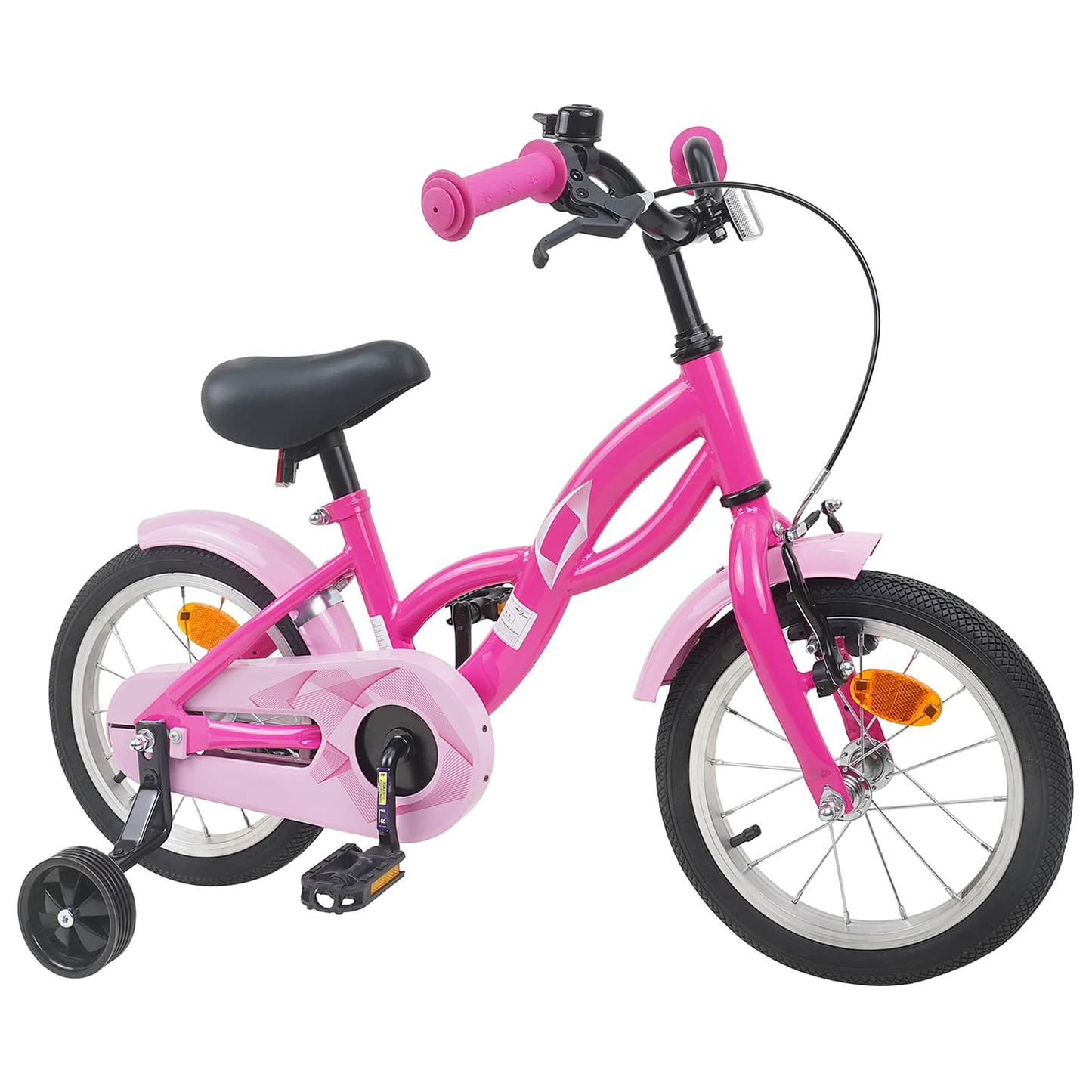 Kinderfiets 12 Inch voor 2-4 jaar oud Donkerroze is nu te koop bij PeponiXL, paradijselijk wonen!