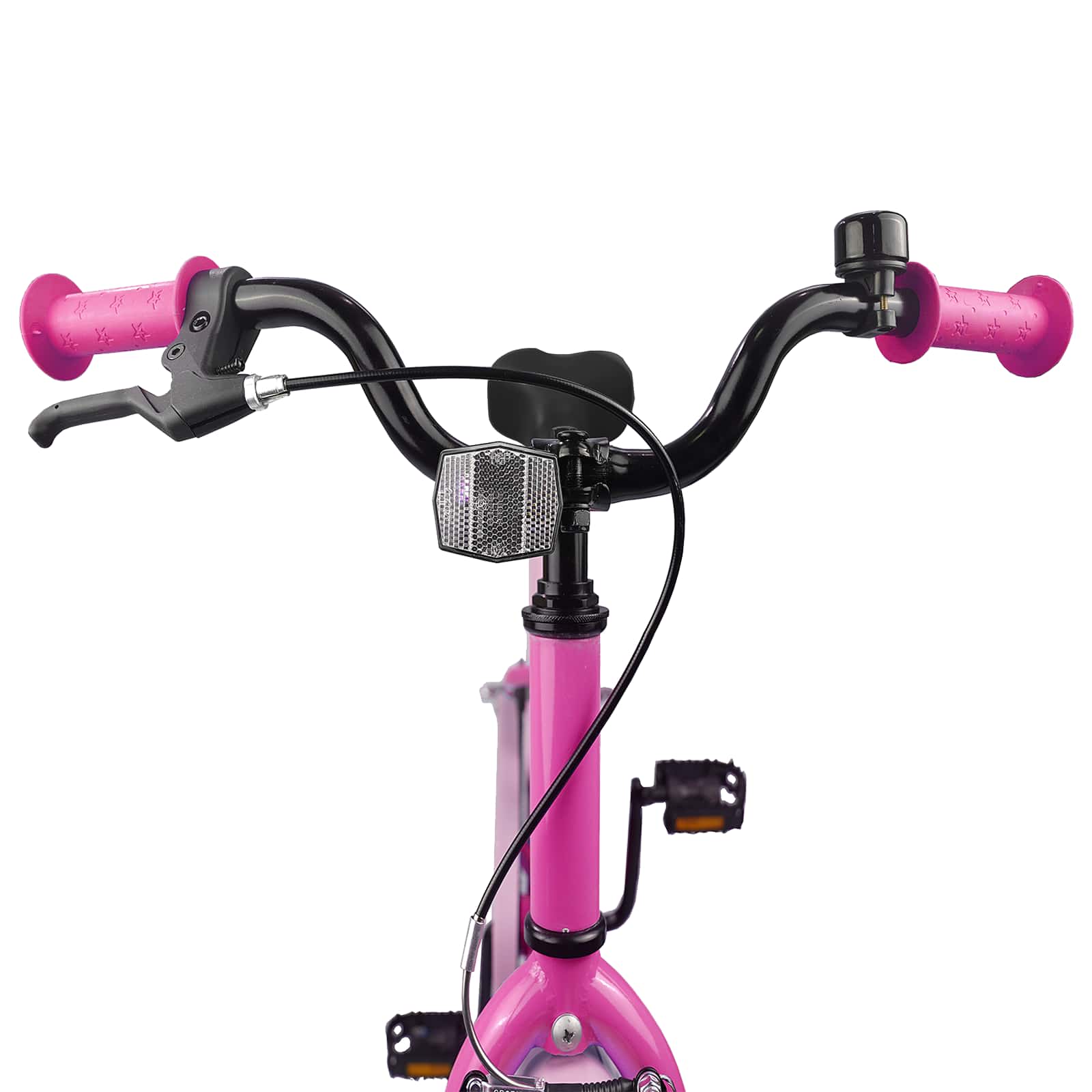 Kinderfiets 18 Inch voor 5-7 jaar Donkerroze is nu te koop bij PeponiXL, paradijselijk wonen!
