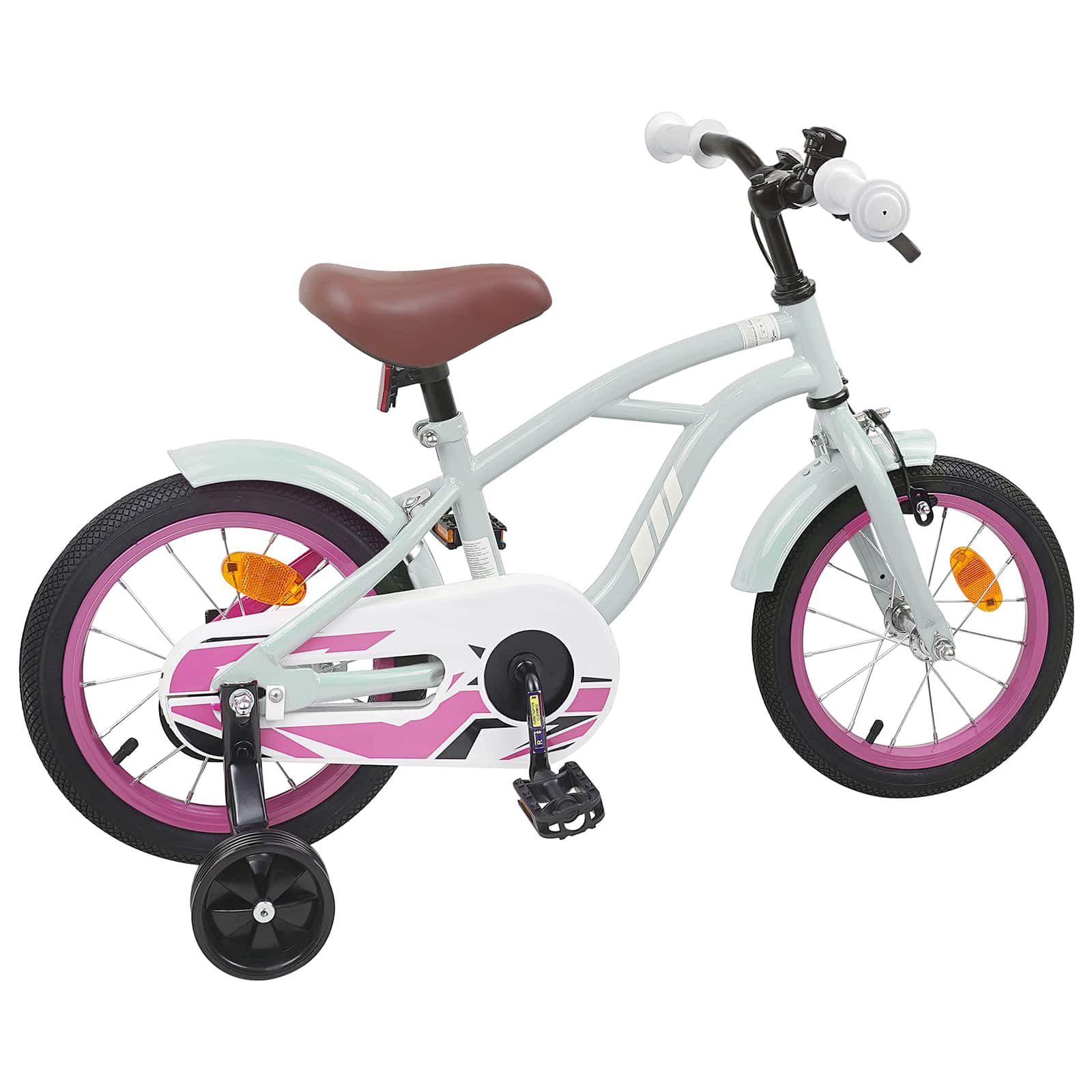 Kinderfiets 14 Inch voor 3-5 jaar oud Lichtgroen is nu te koop bij PeponiXL, paradijselijk wonen!