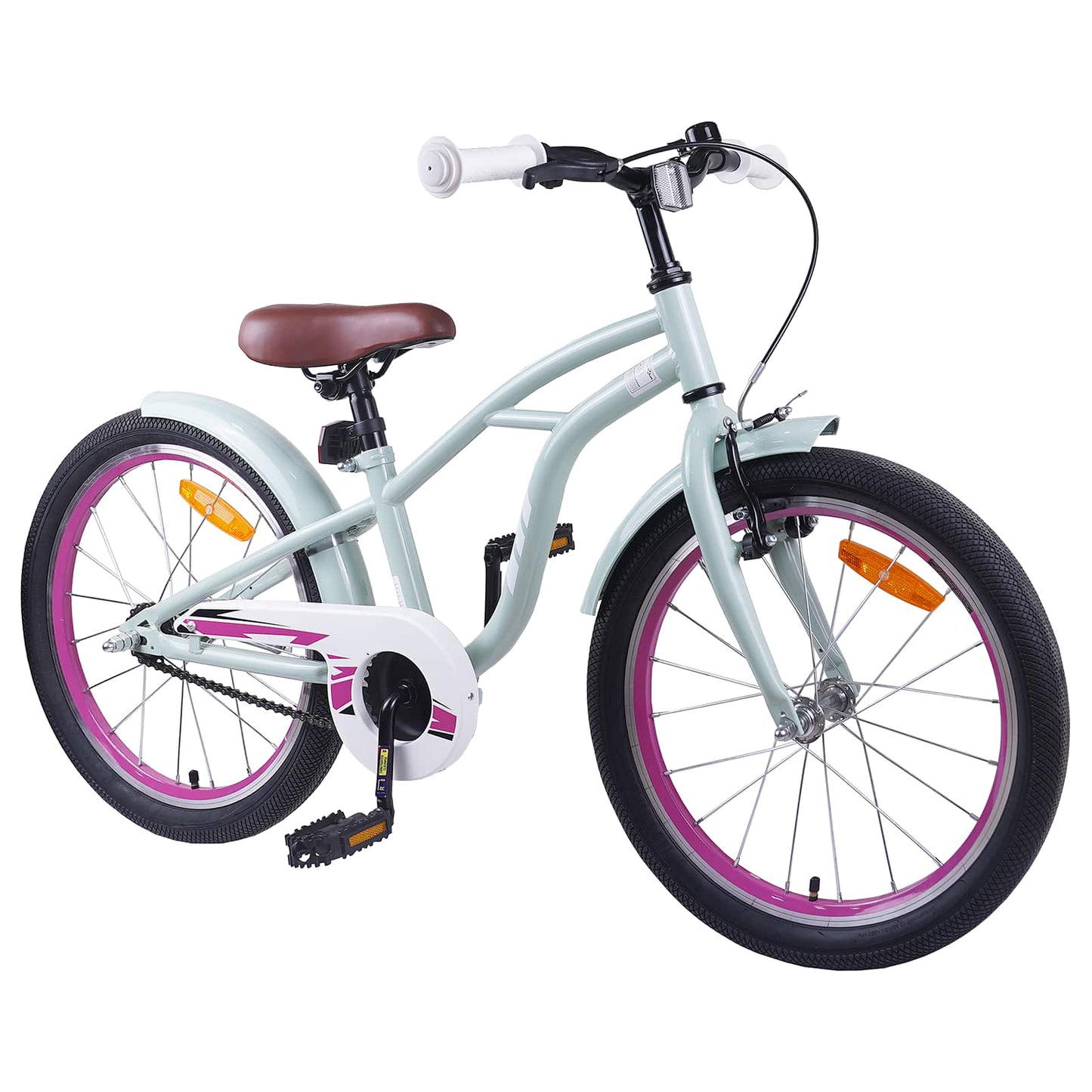 Kinderfiets 18 Inch voor 5-7 jaar Lichtgroen is nu te koop bij PeponiXL, paradijselijk wonen!