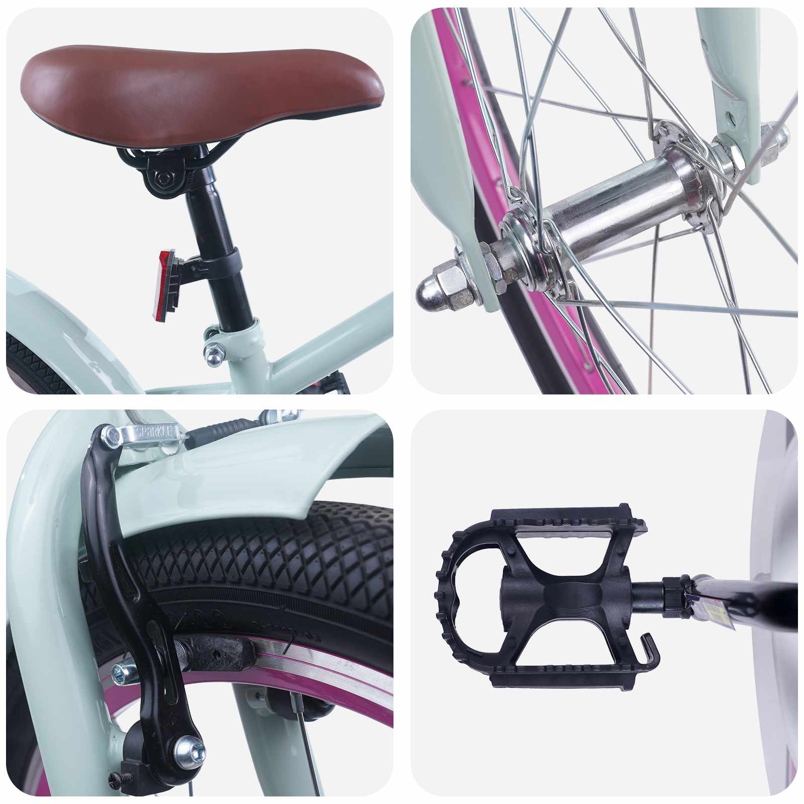 Kinderfiets 22 Inch voor 7-12 jaar oud Lichtgroen is nu te koop bij PeponiXL, paradijselijk wonen!